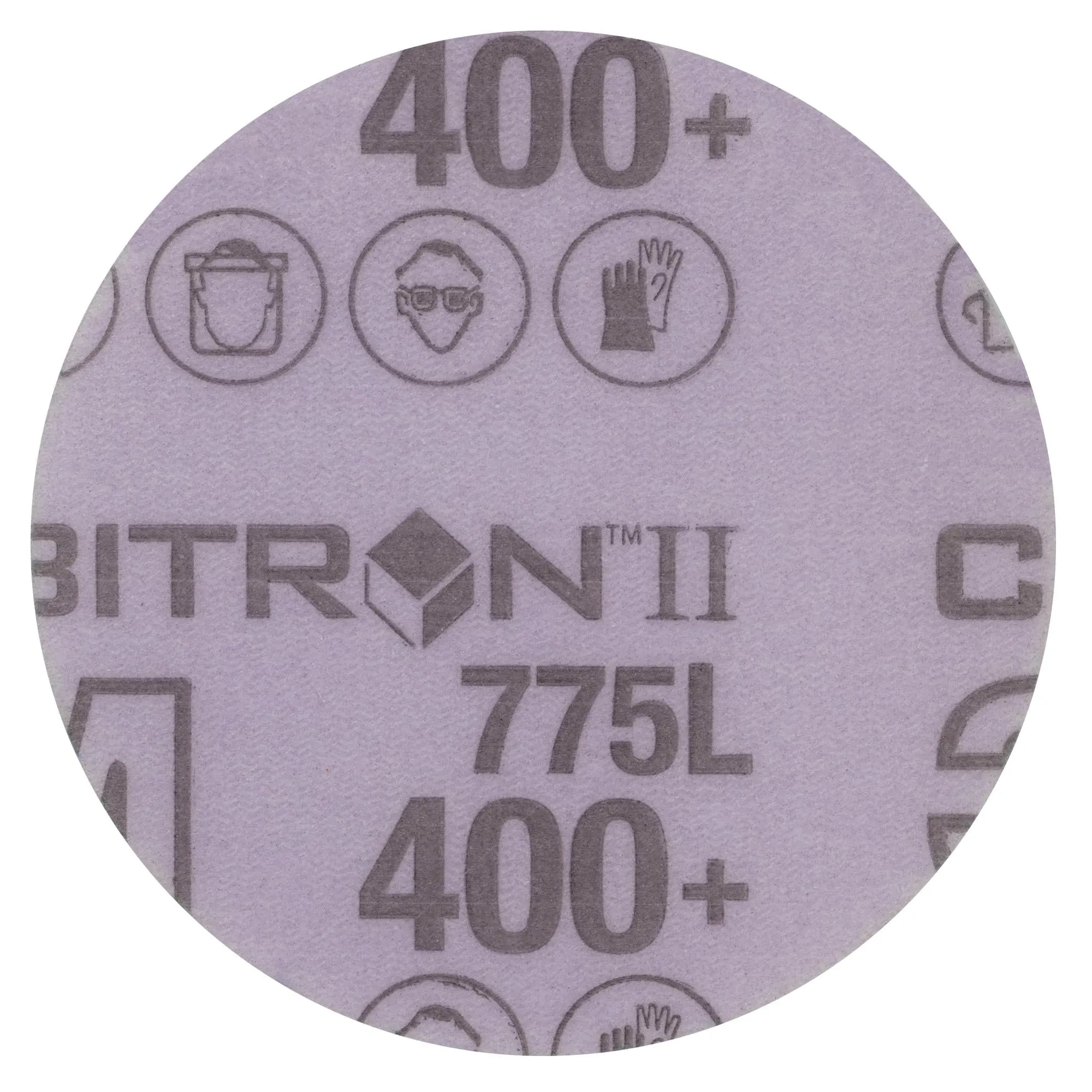 3M Cubitron II Hookit Film Disc 775L, 400 , 6 in x NH, Die 600Z,50/Carton
