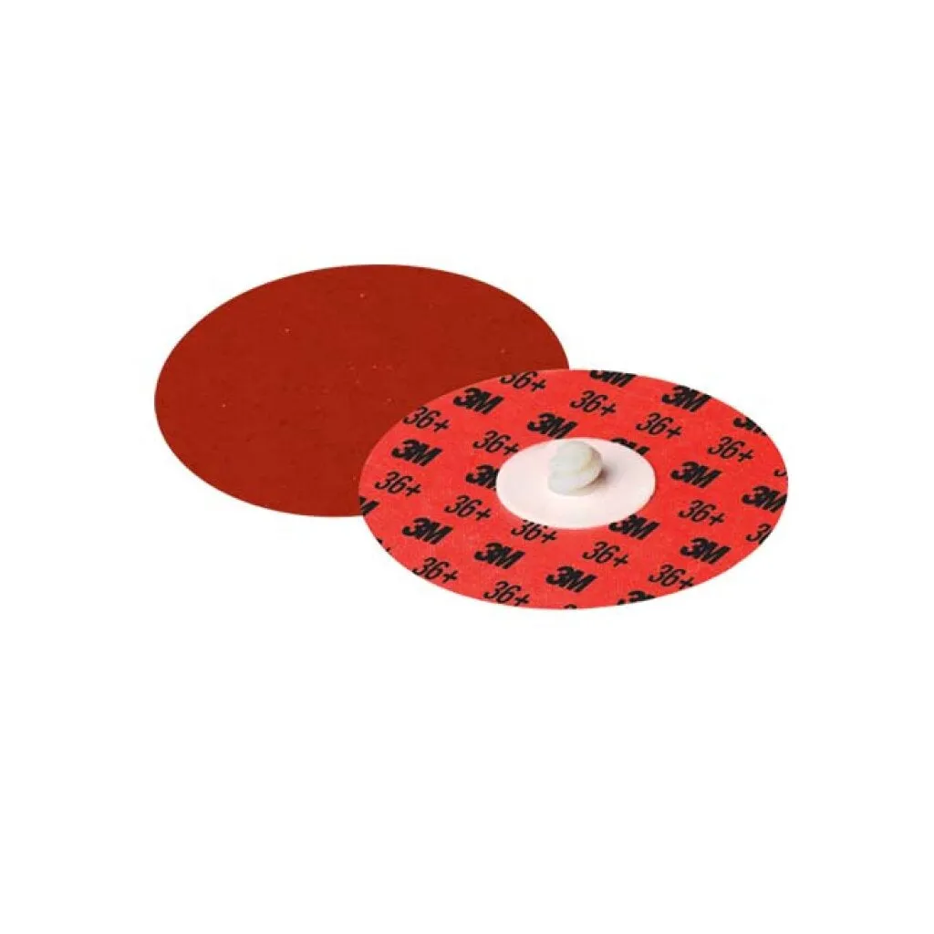 3M Cubitron II Roloc Durable Edge Disc 984F, 36 , YF-weight, TR,Maroon, 2 in