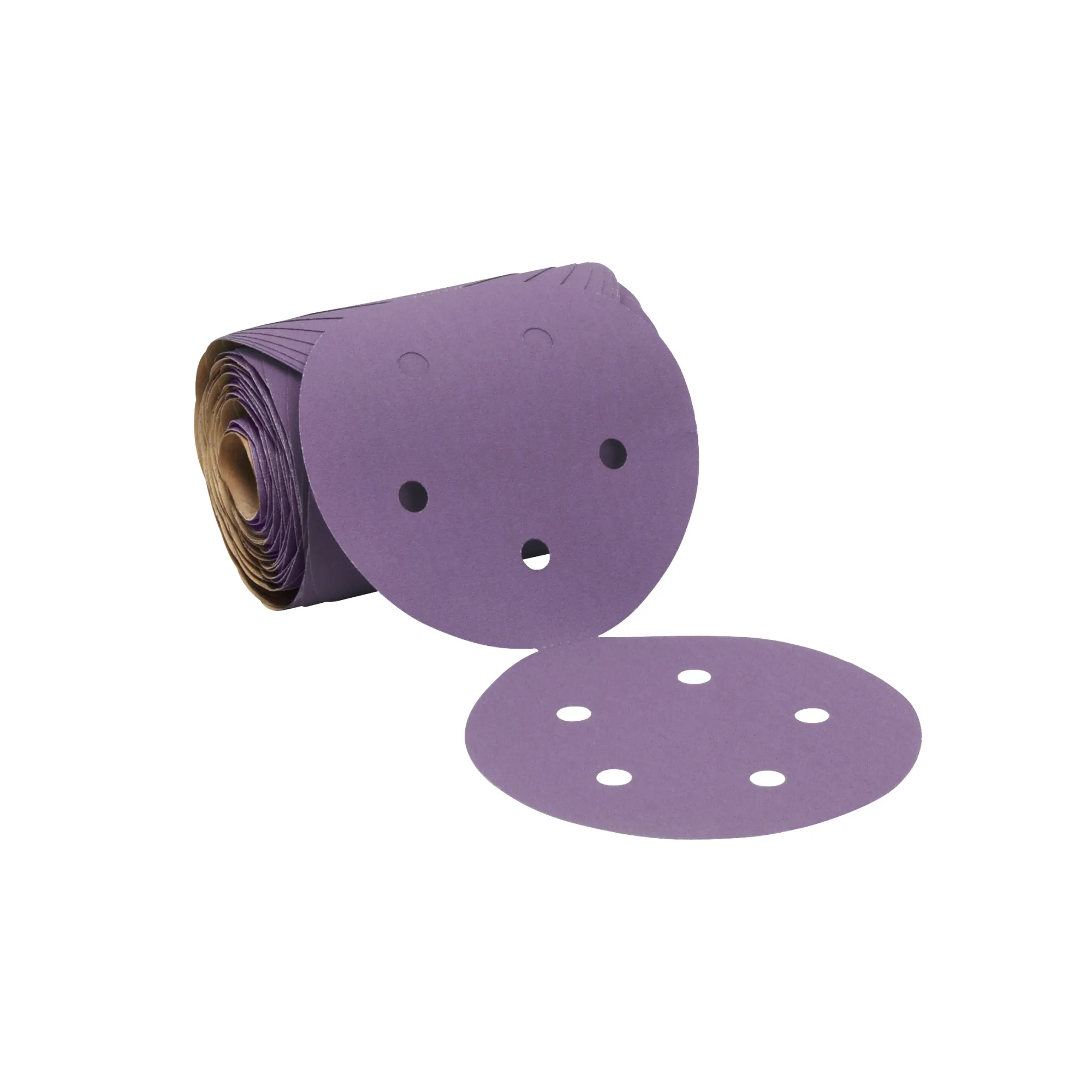 3M Cubitron II Stikit Film Disc Roll 775L, 400 , 5 in x NH, D/F 5HL,Die 500FH