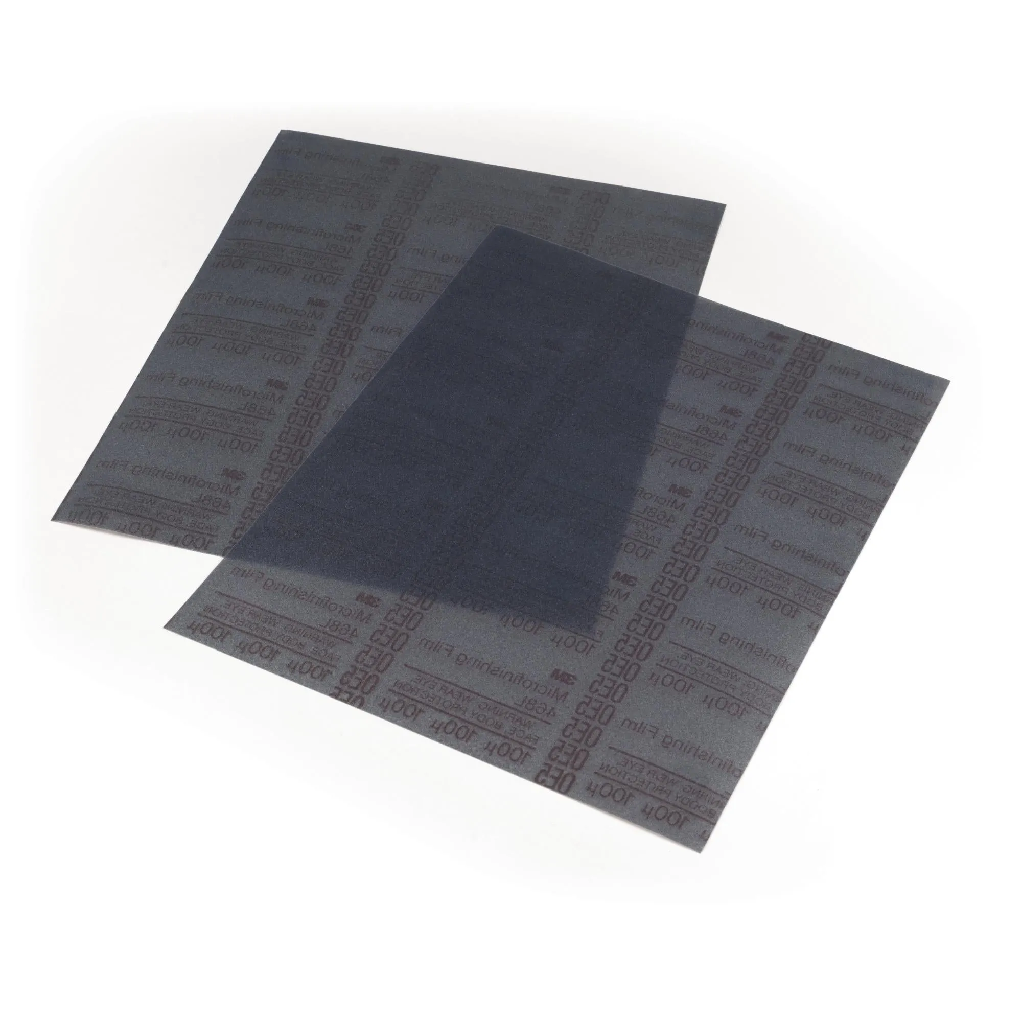 3M Microfinishing PSA Film Sheet 468L, 80 Mic 3MIL, Type E, 10 in x38-1/2 in