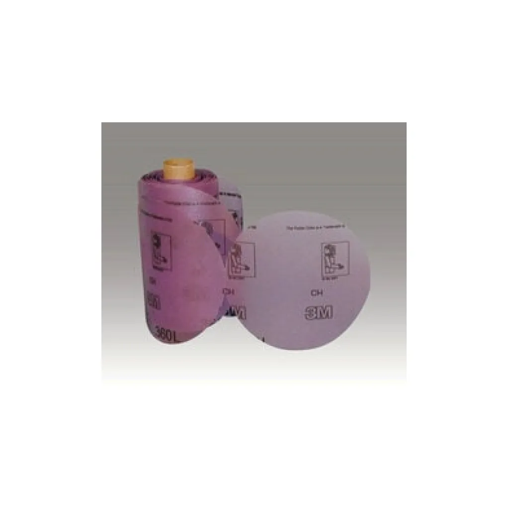 3M Stikit Film Disc Roll 360L, P500, 5 in x NH, Die 500X, 125Discs/Roll