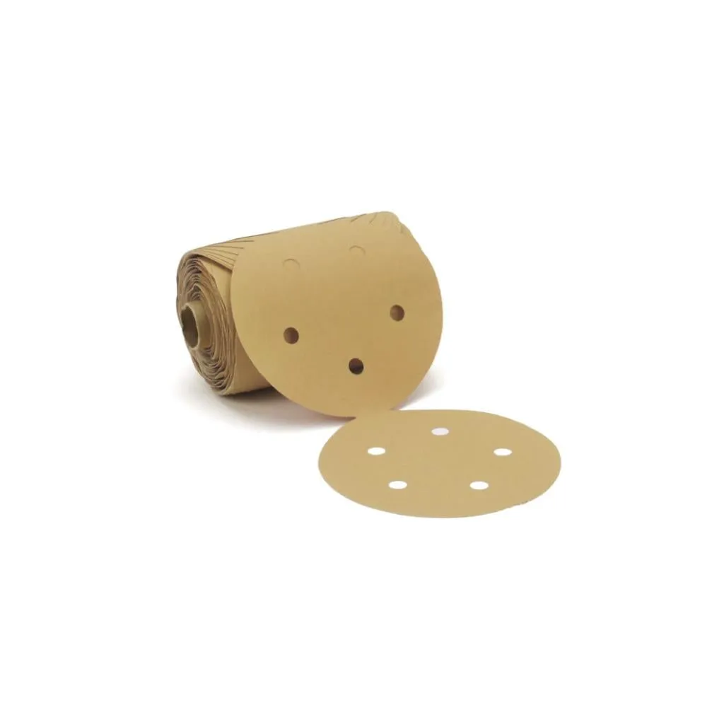 3M Stikit Gold Film Disc Roll 255L, 5 in x NH, 5 Hole, P220, D/F, Die500F