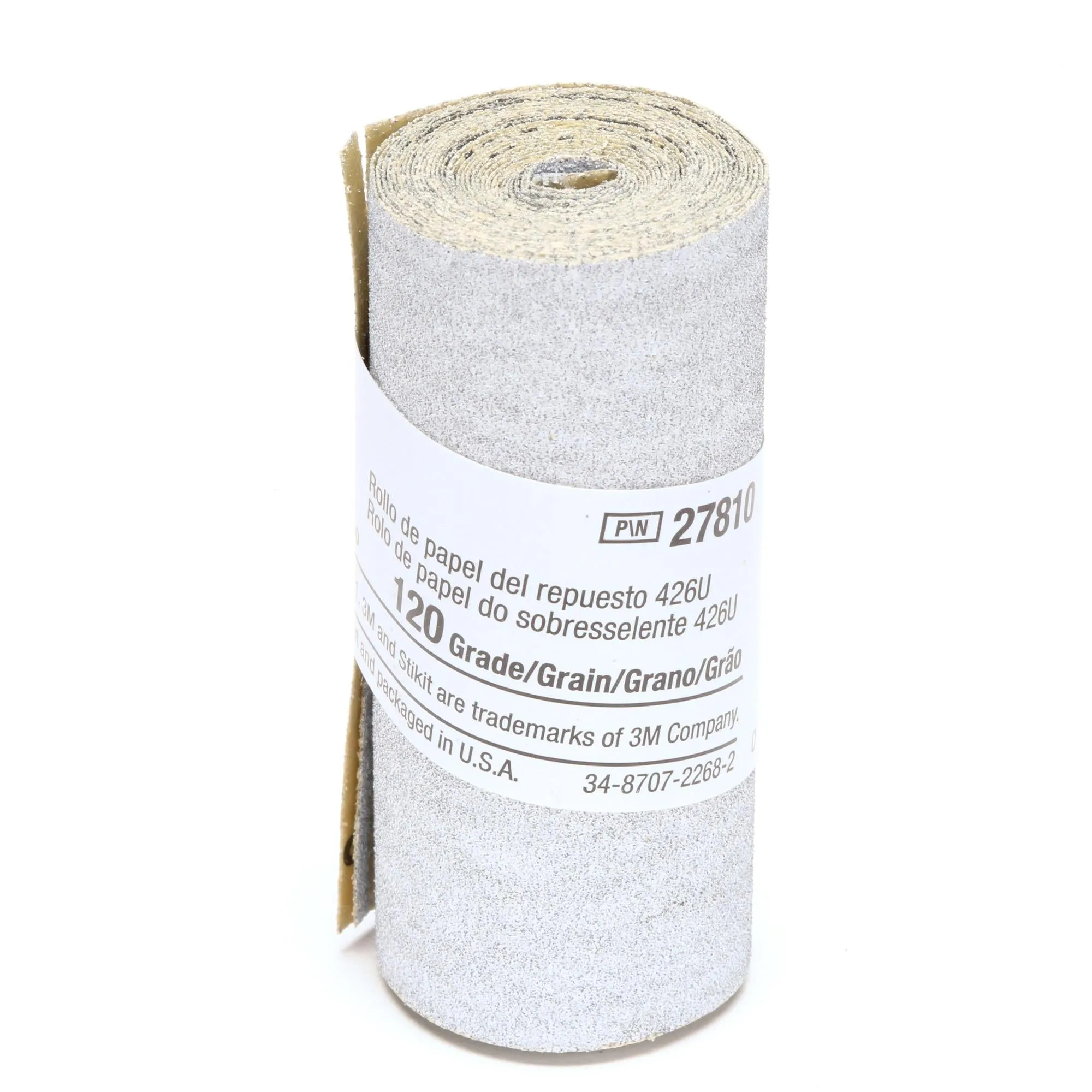 3M Stikit Paper Refill Roll 426U, 120 A-weight, 2-1/2 in x 70 in,10/Carton