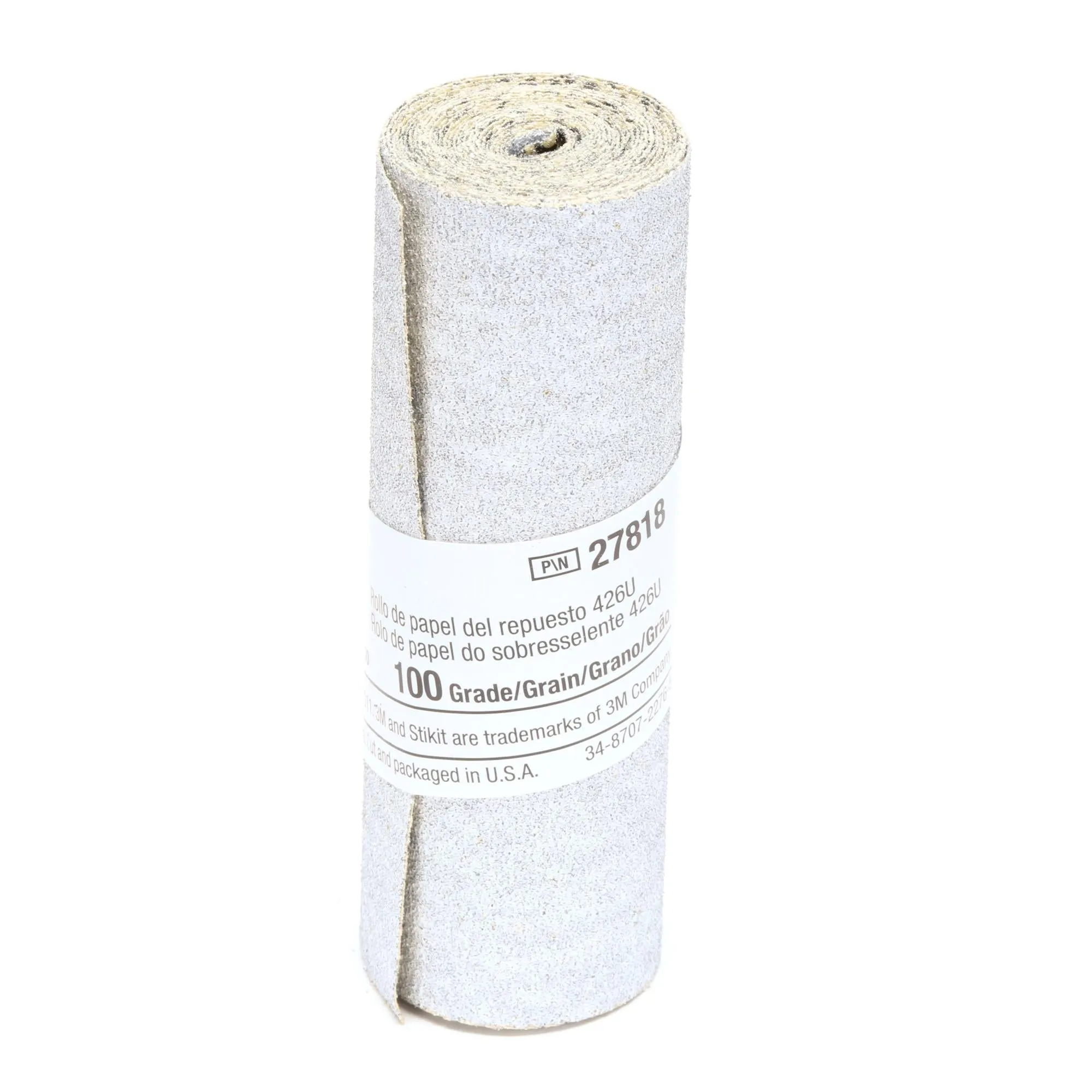 3M Stikit Paper Refill Roll 426U, 3-1/4 in x 55 in 100 A-weight,10/Carton