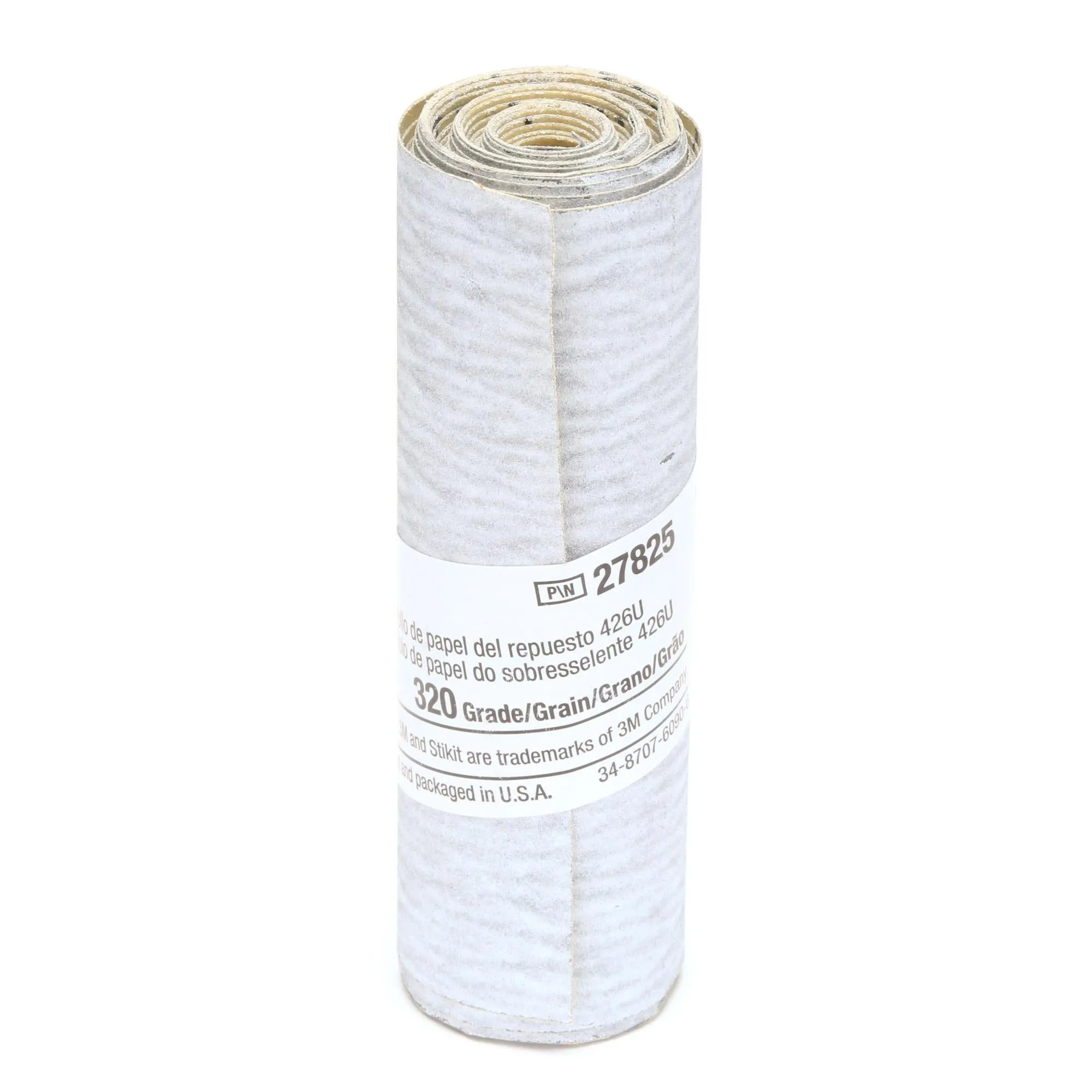 3M Stikit Paper Refill Roll 426U, 320 A-weight, 3-1/4 in x 100 in,10/Carton