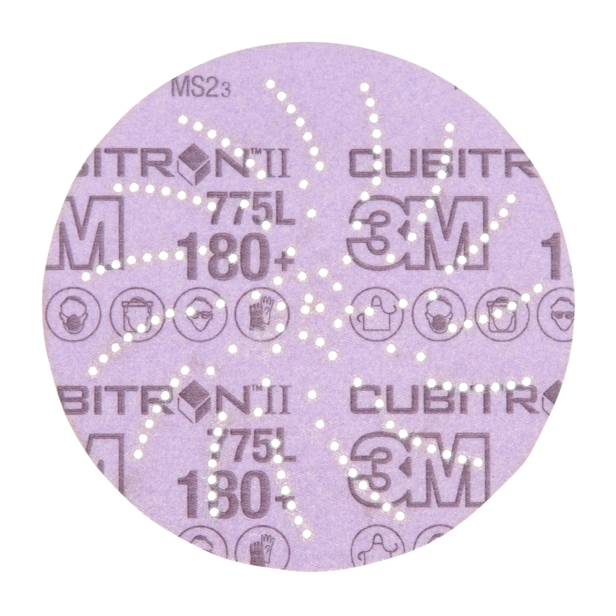 3M Xtract Cubitron II Film Disc 775L, 180 , 5 in, Die 500LG,50/Carton
