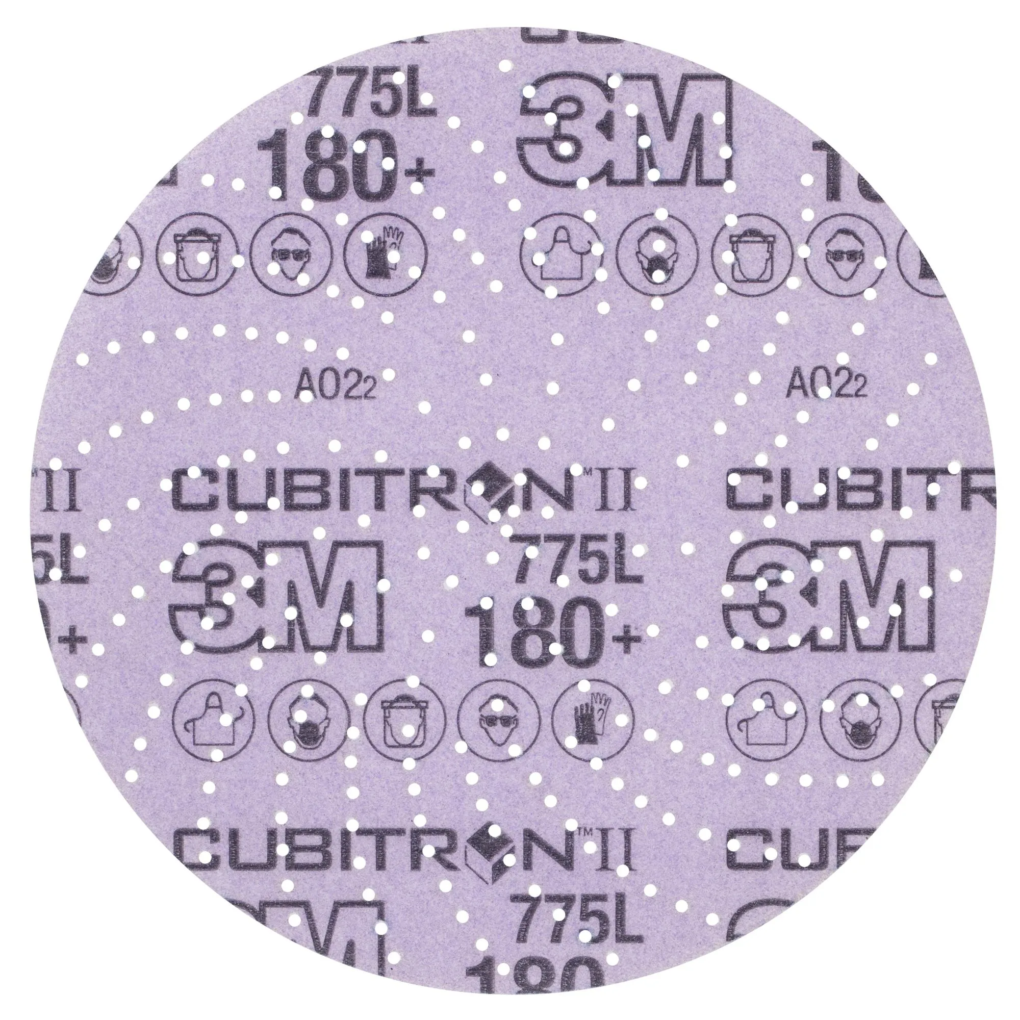 3M Xtract Cubitron II Film Disc 775L, 180 , 8 in, Die 800LG,50/Carton