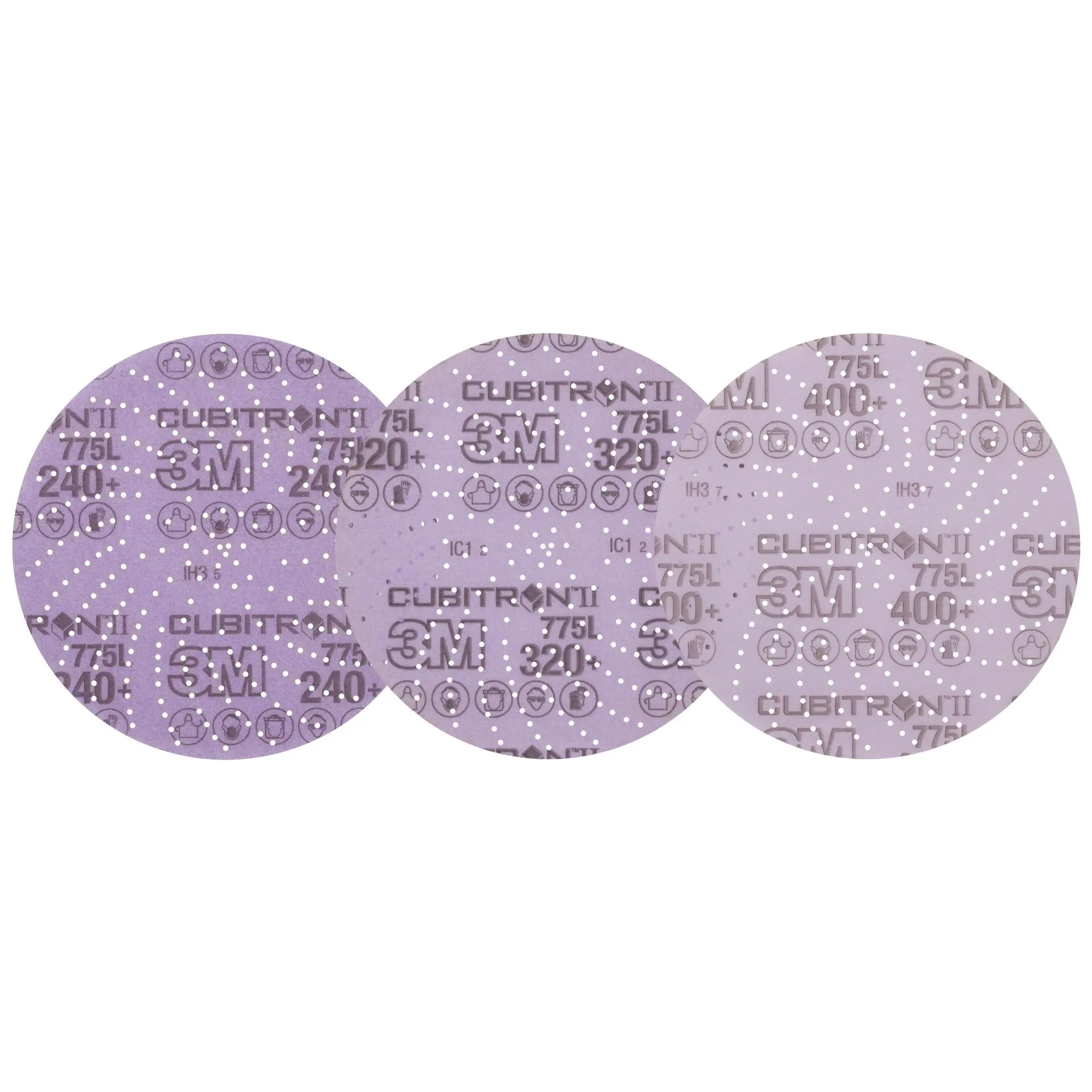 3M Xtract Cubitron II Film Disc 775L, 77555, 240  - 400 , 6 in, Die600LG
