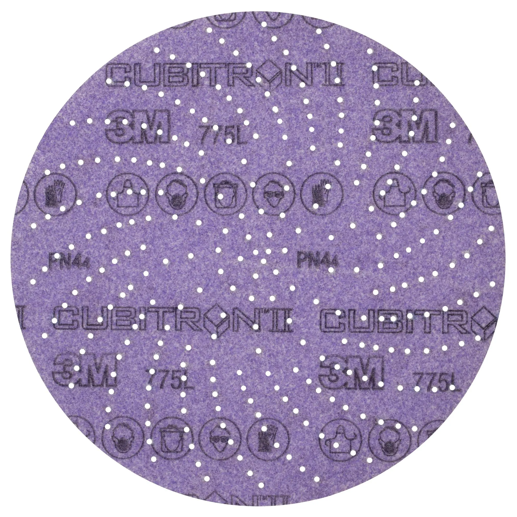 3M Xtract Cubitron II Film Disc 775L, 80 , 8 in, Die 800LG, 50/Carton