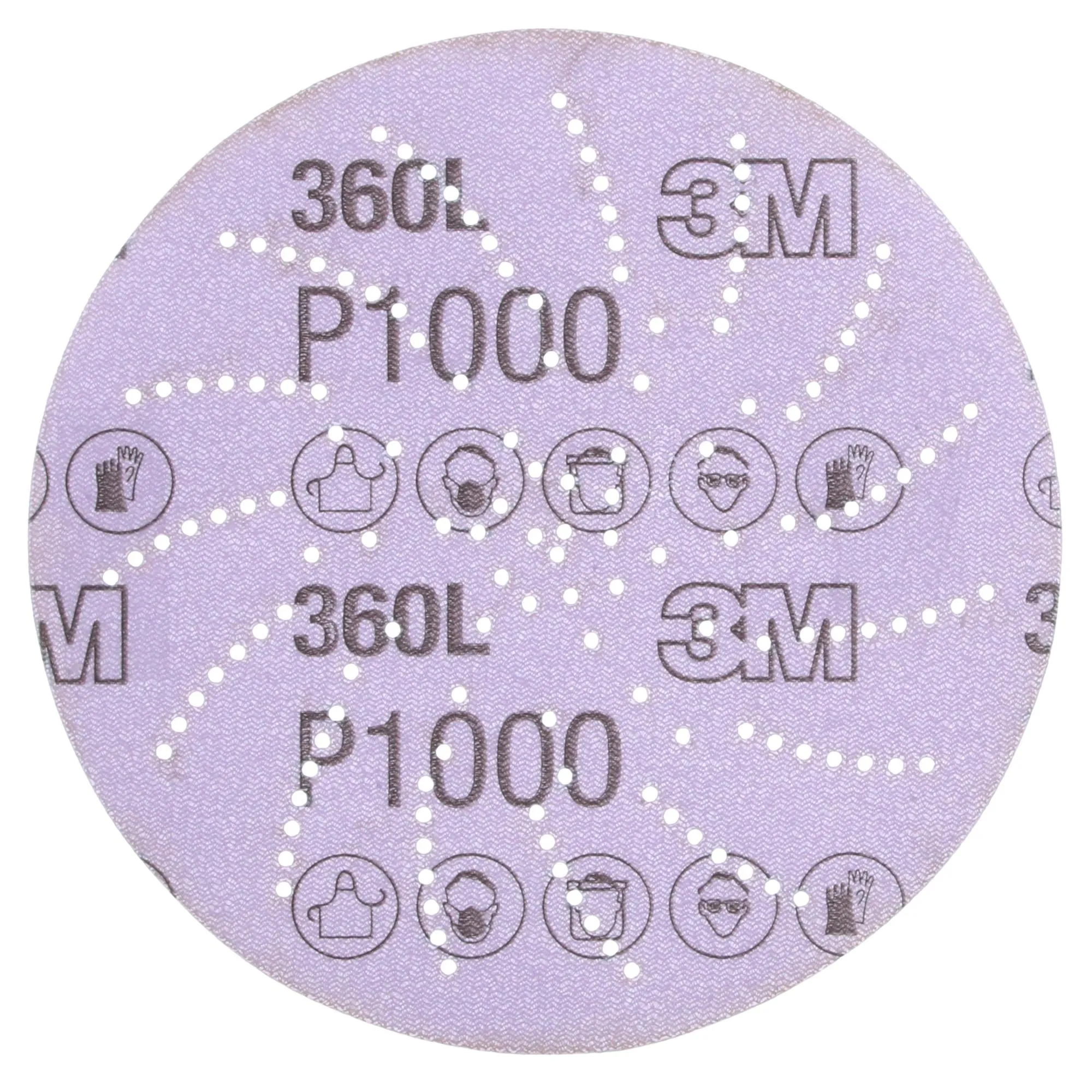 3M Xtract Film Disc 360L, 01712, P1000 3MIL, 5 in, 100/Carton