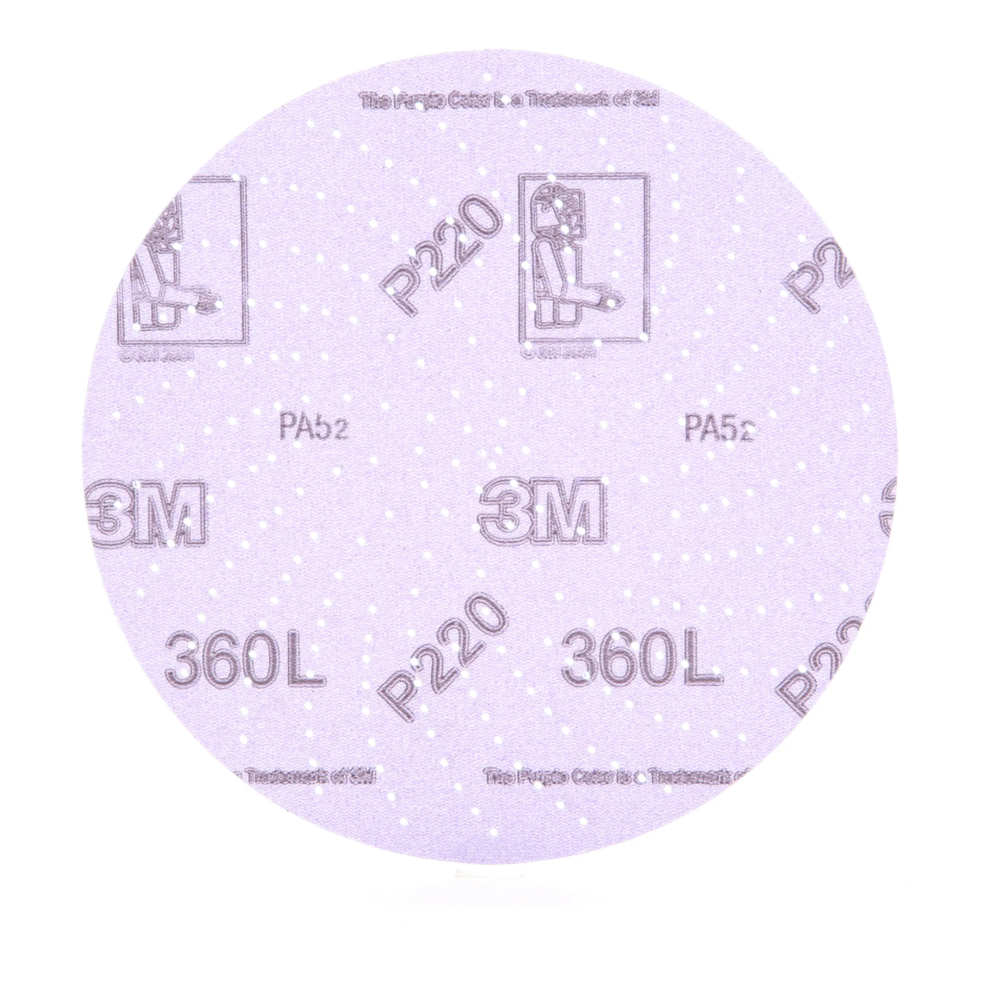 3M Xtract Film Disc 360L, 20798, P220 3MIL, 6 in, 100/Carton
