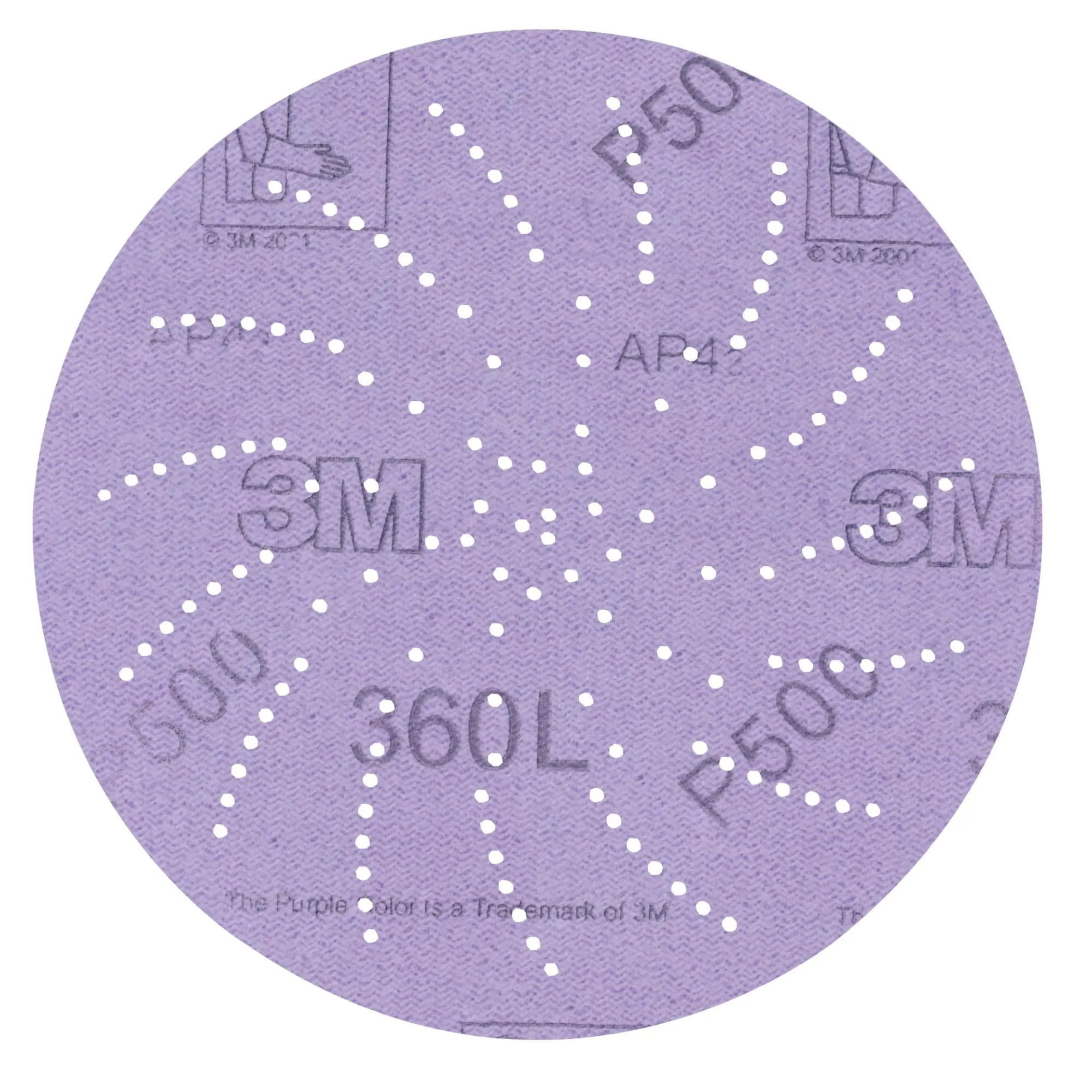 3M Xtract Film Disc 360L, 20803, P500 3MIL, 6 in, 100/Carton