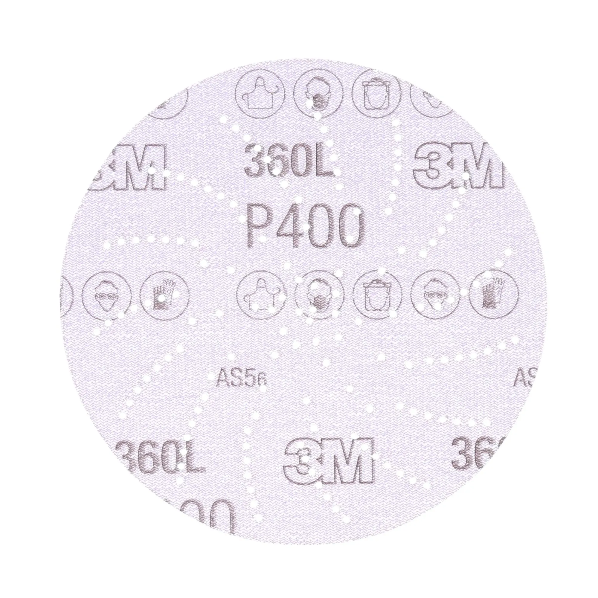 3M Xtract Film Disc 360L, 20888, P400 3MIL, 3 in, Die 300LG,100/Carton