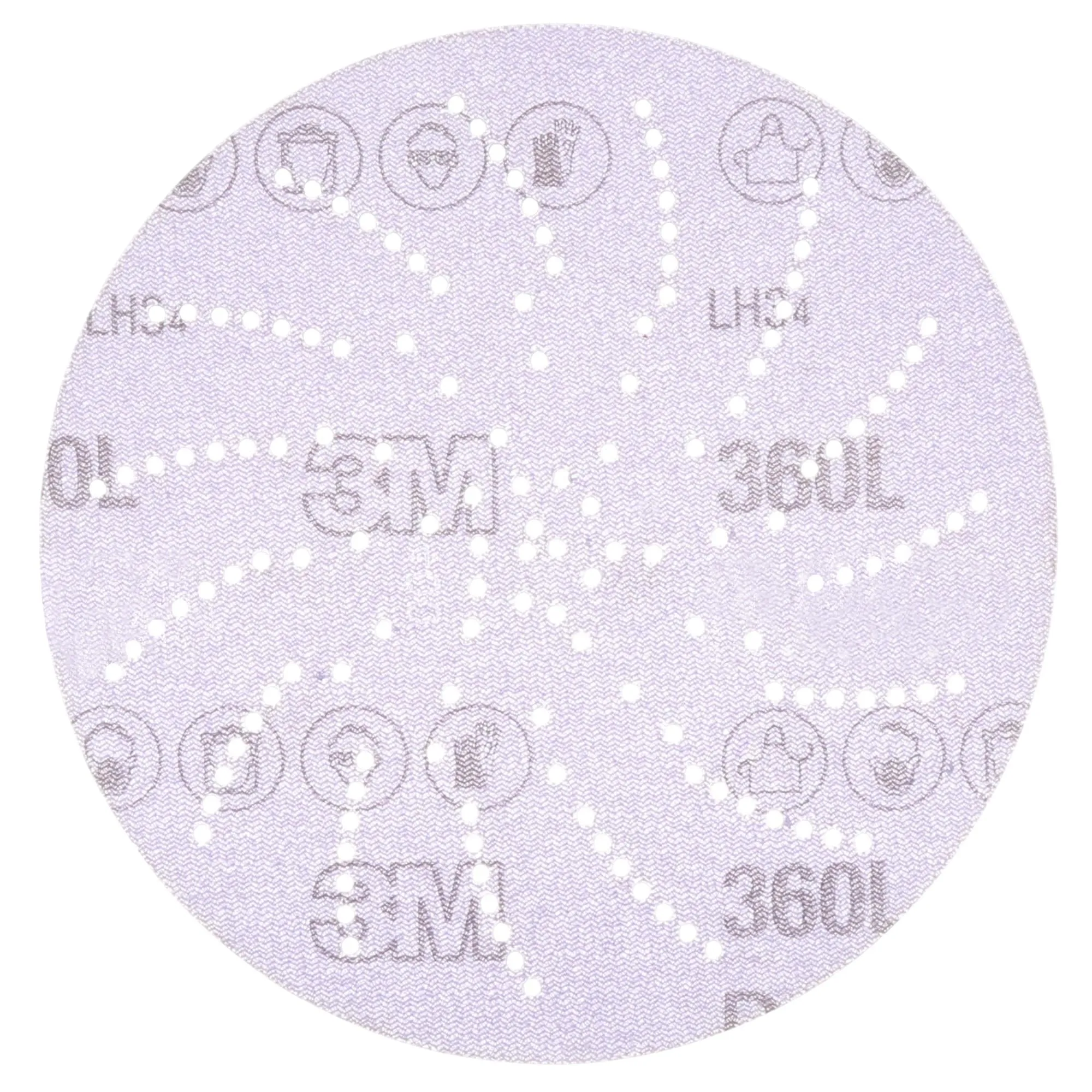 3M Xtract Film Disc 360L, P220 3MIL, 3 in, Die 300LG, 100/Carton