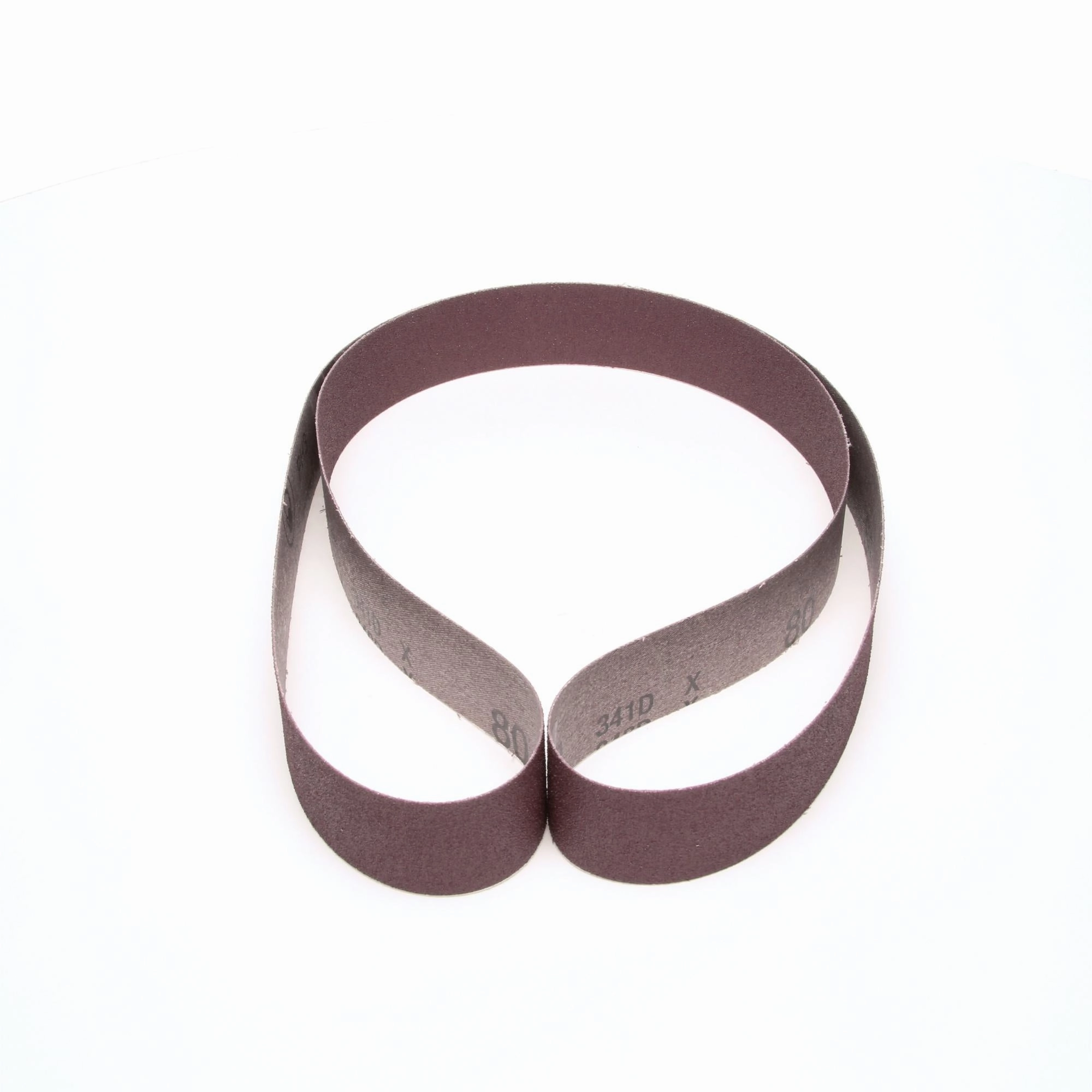 3M Cloth Belt 341D, 80 X-weight, 1-1/2 in x 60 in, Film-lok,Single-flex