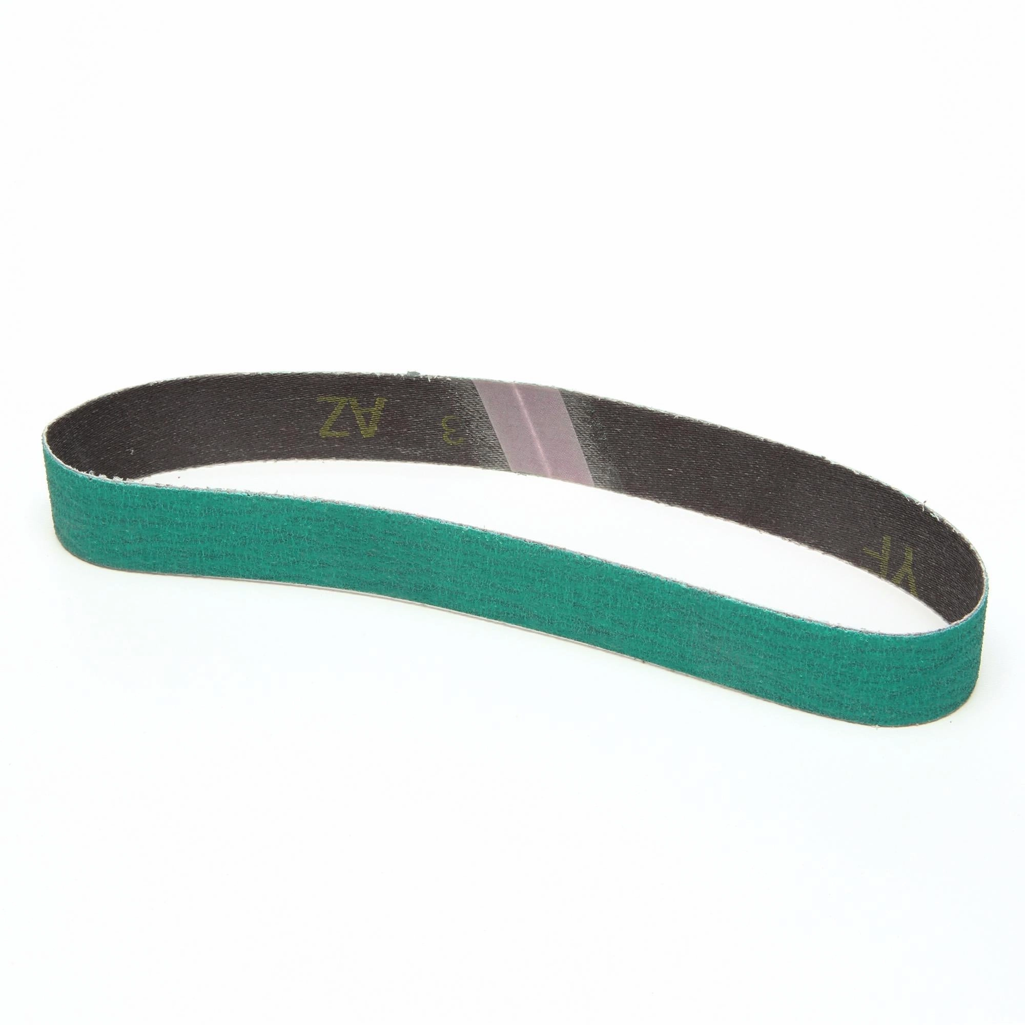 3M Cloth Belt 577F, 80 YF-weight, 1/4 in x 18 in, Fabri-lok,Single-flex, 50/Pac