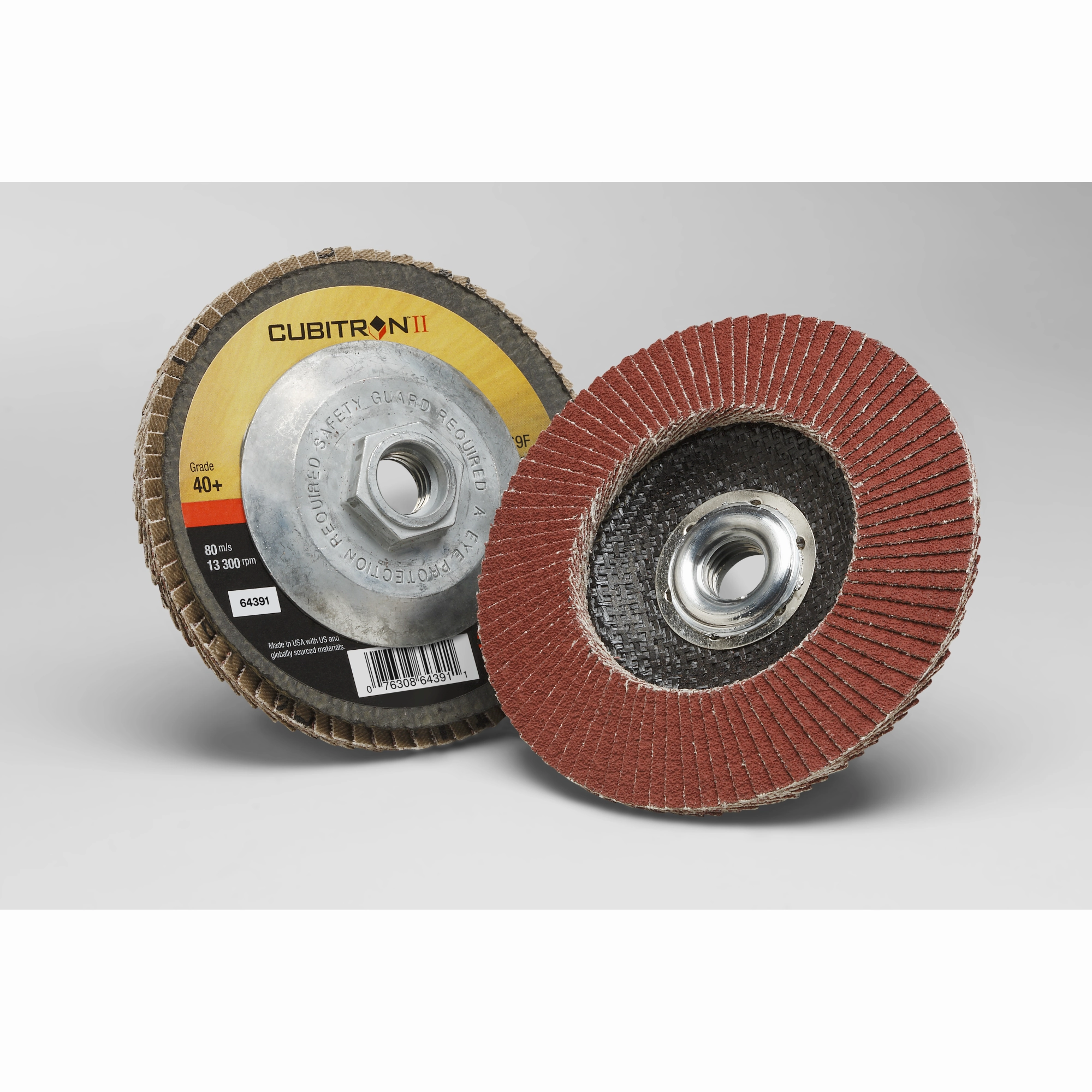 3M Cubitron II Flap Disc 969F, 40 , T29, 4 in x 5/8 in