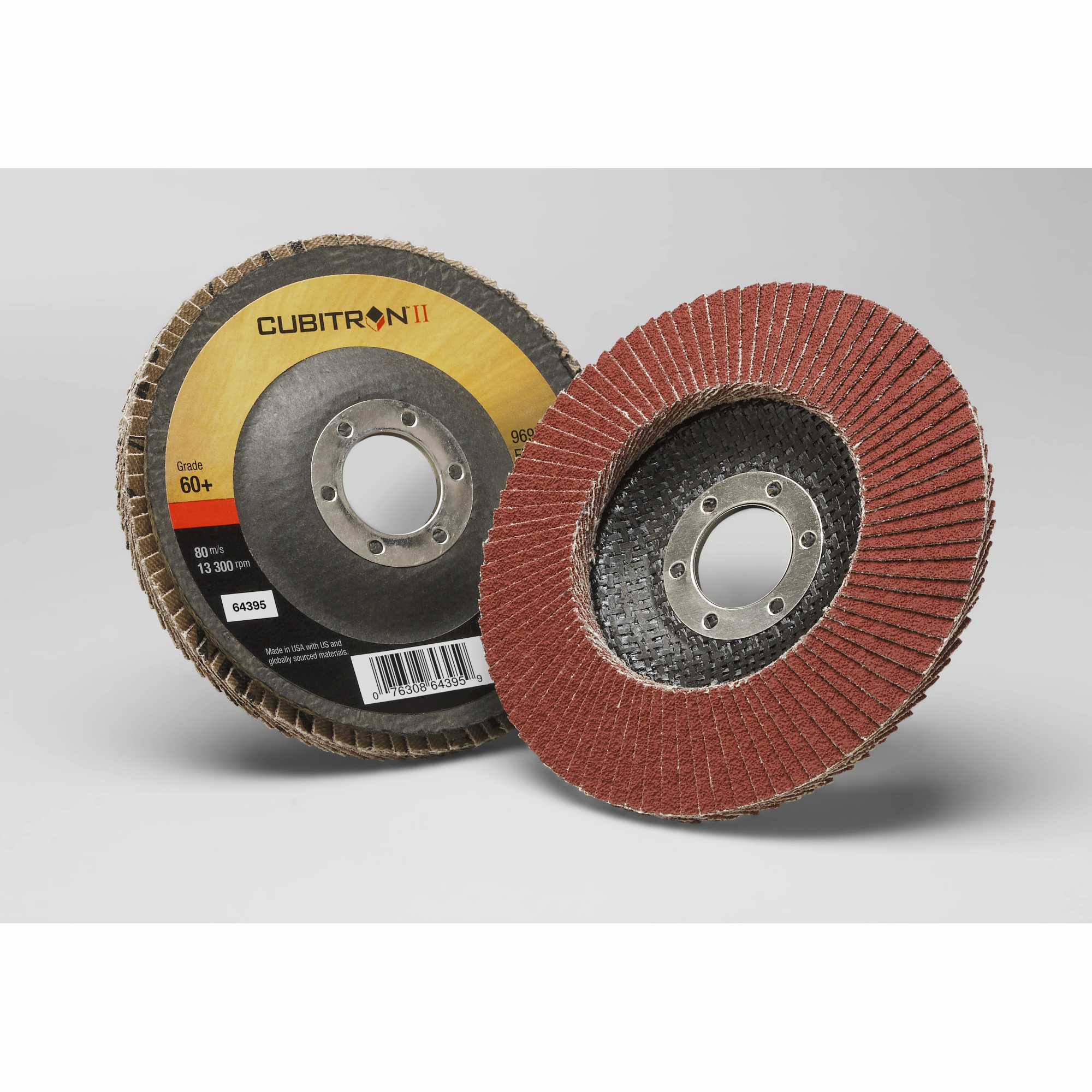 3M Cubitron II Flap Disc 969F, 60 , T29, 4-1/2 in x 7/8 in
