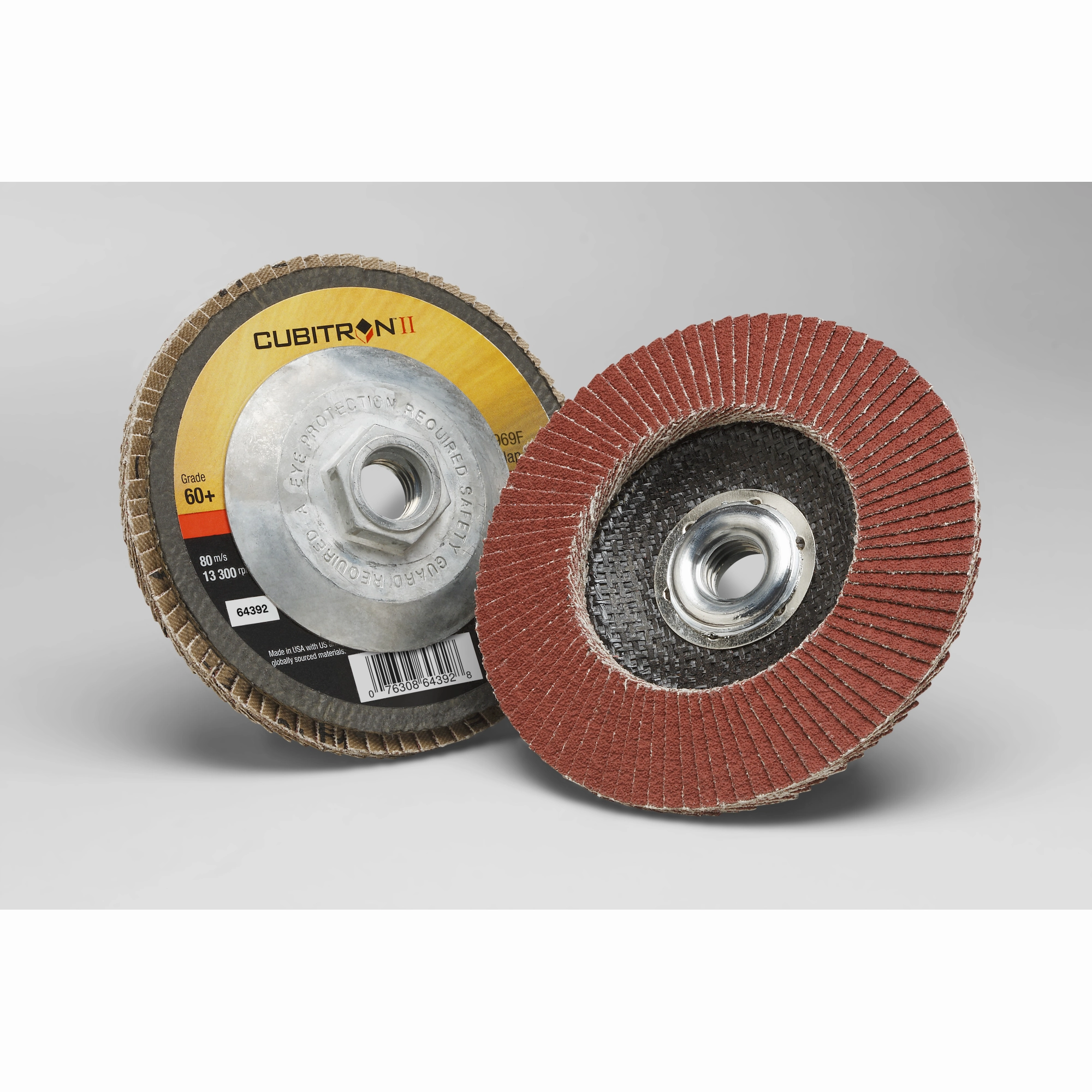 3M Cubitron II Flap Disc 969F, 60 , T29, 4 in x 5/8 in