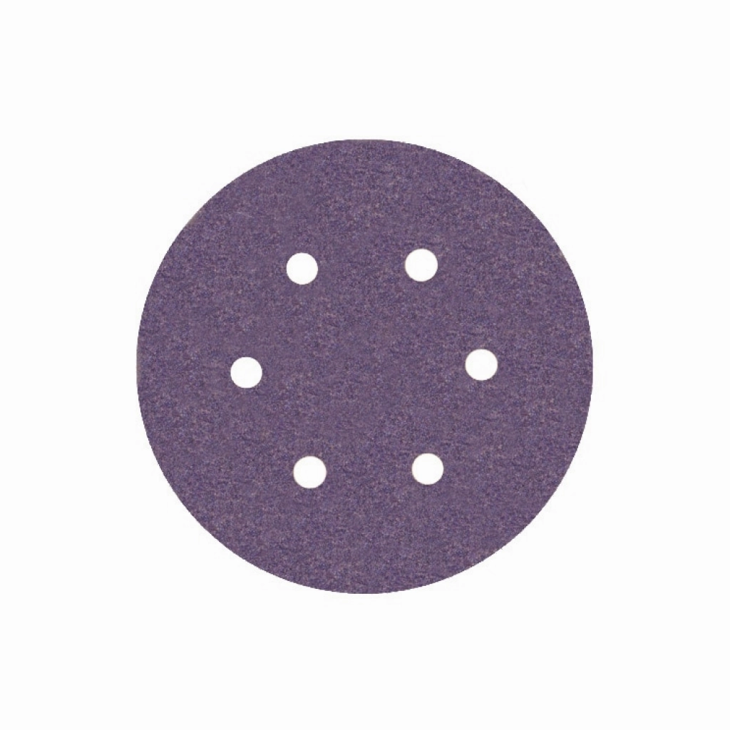 3M Cubitron II Hookit Paper Disc 732U, 120  C-weight, 6 in x NH, D/F6HL