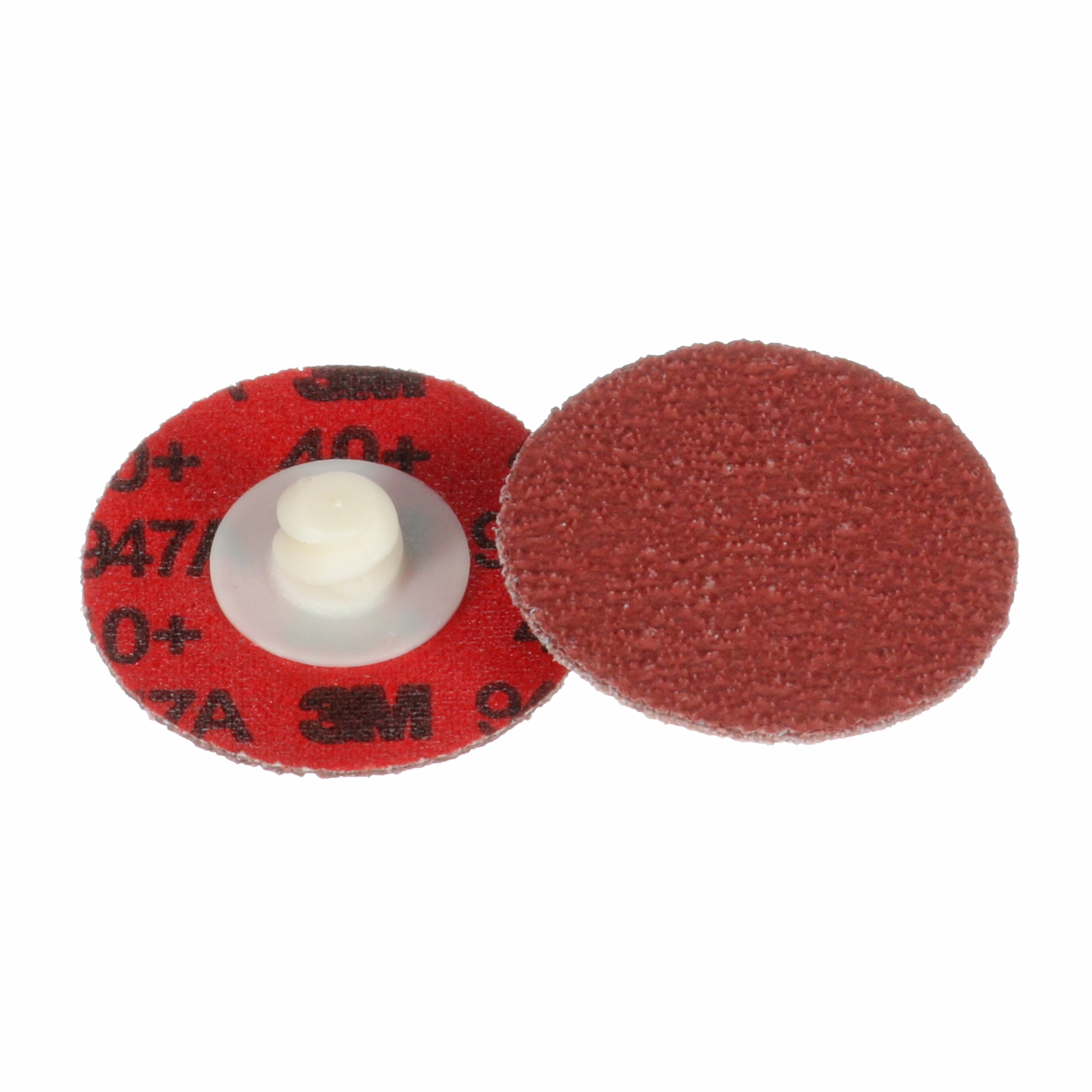3M Cubitron II Roloc Durable Edge Disc 947A, 40 , X-weight, TR,Maroon, 1-1/2 in