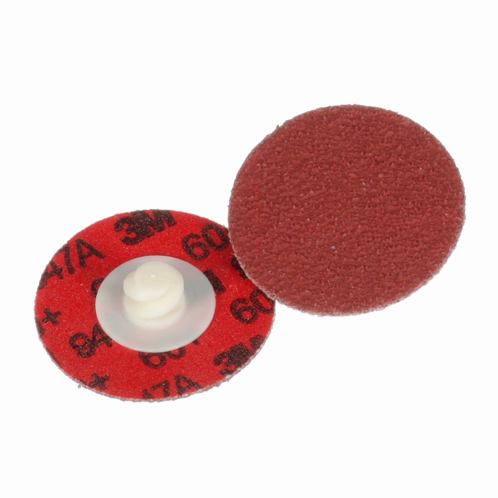 3M Cubitron II Roloc Durable Edge Disc 947A, 60 , X-weight, TR,Maroon, 1 in