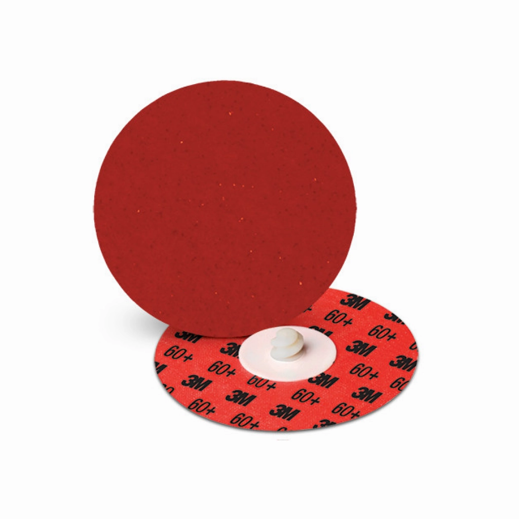 3M Cubitron II Roloc Durable Edge Disc 984F, 60 , YF-weight, TR,Maroon, 4 in