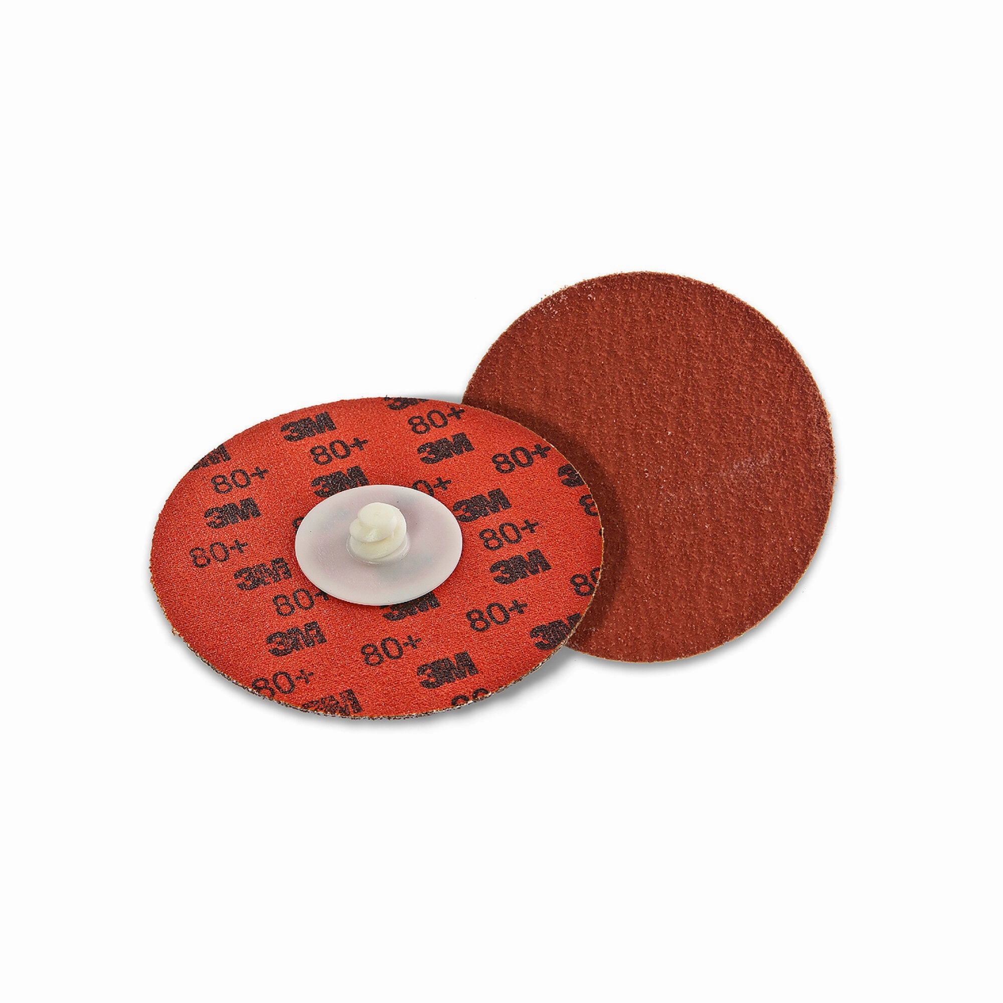 3M Cubitron II Roloc Durable Edge Disc 984F, 80 , YF-weight, TR,Maroon, 2 in