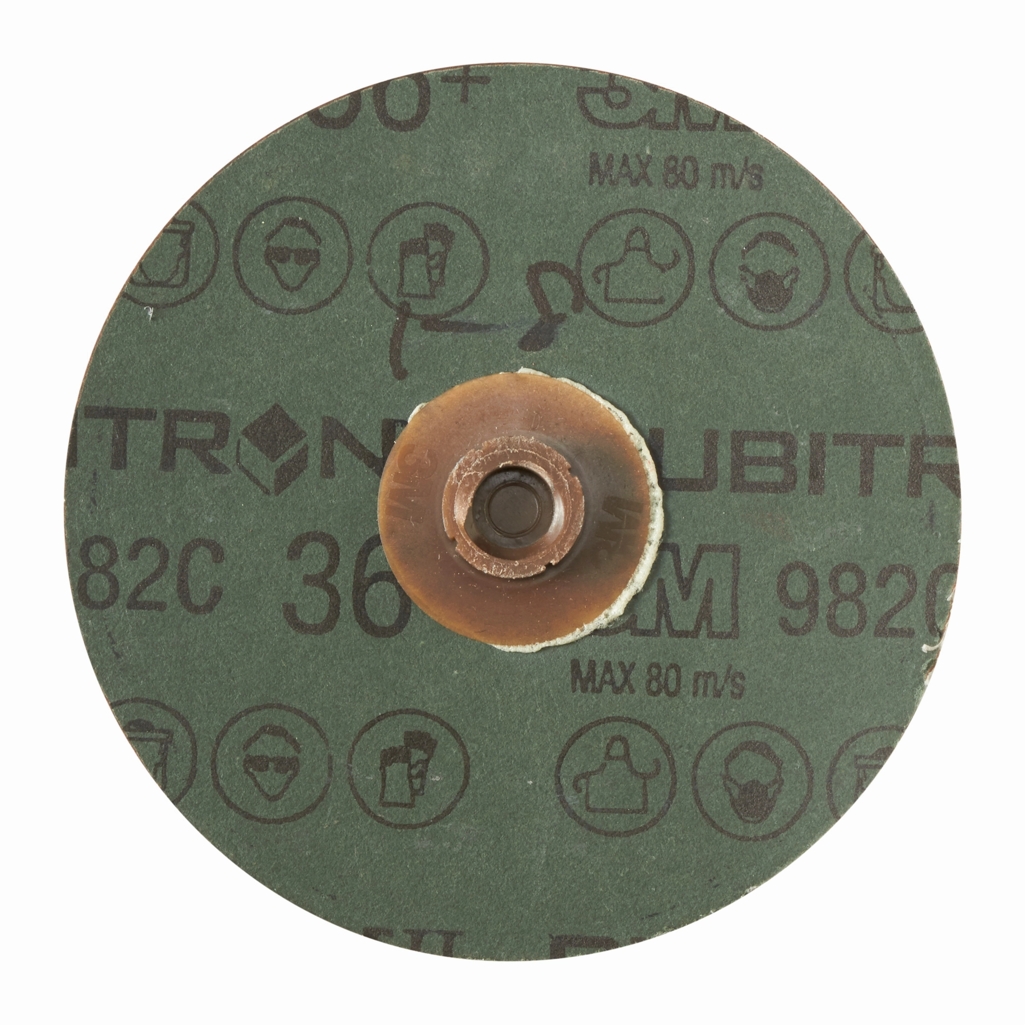 3M Cubitron II Roloc Fibre Disc 982C, 36 , TS, Red, 4 in, DieRS400BB, 25/Carton