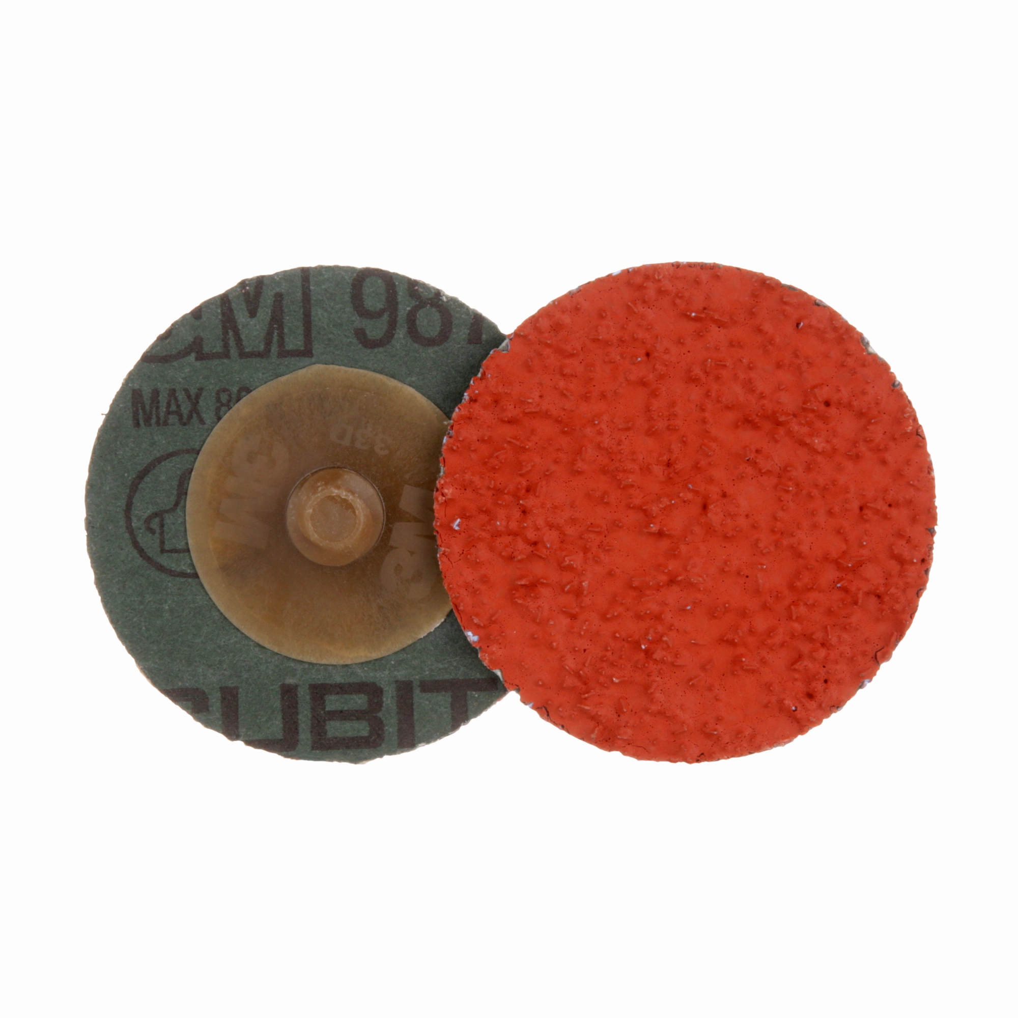 3M Cubitron II Roloc Fibre Disc 987C, 36 , TR, 2 in, Die R200P,50/Carton