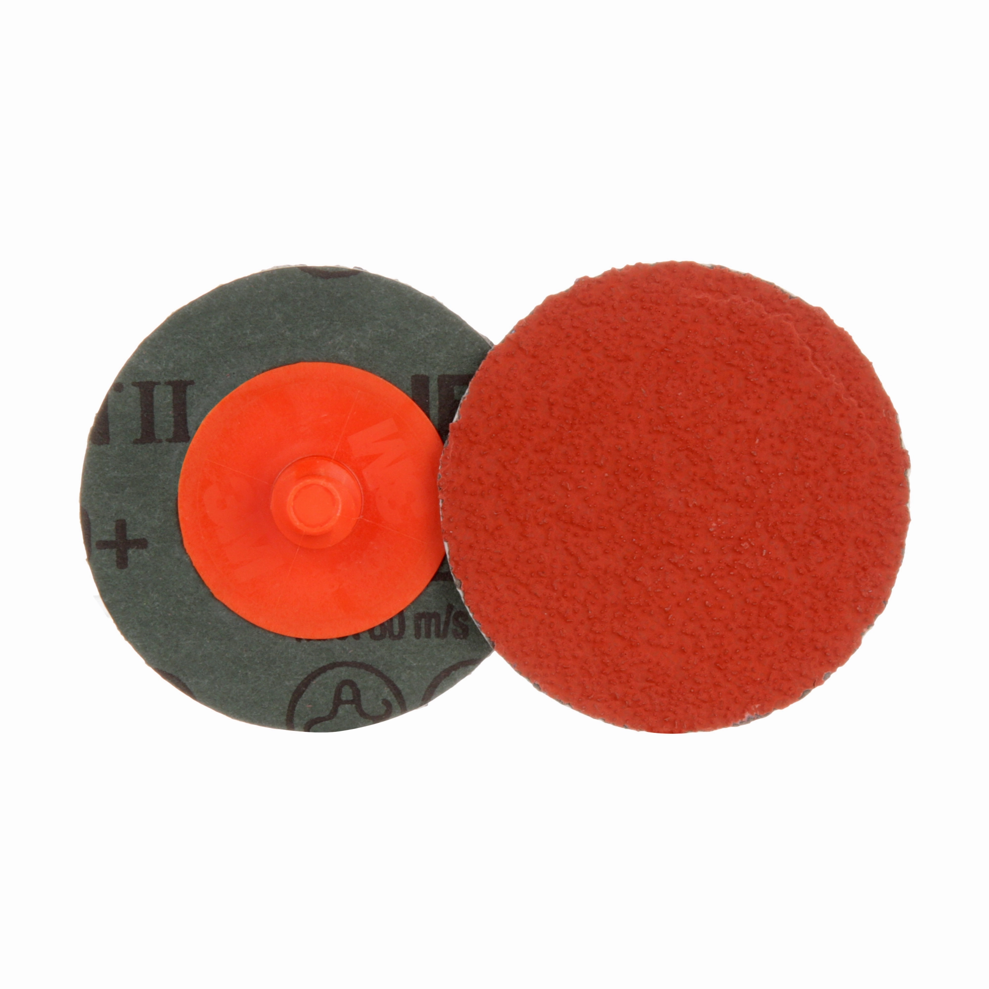 3M Cubitron II Roloc Fibre Disc 987C, 60 , TR, 2 in, Die R200P,50/Carton