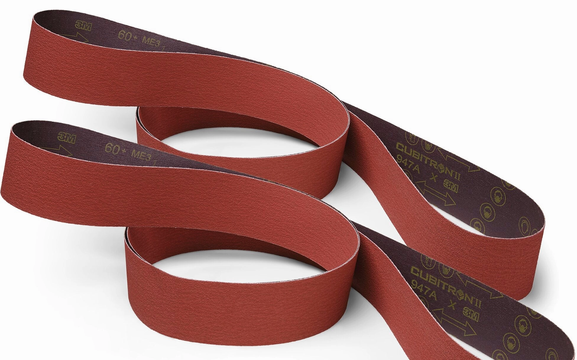 3M Cubitron ll Cloth Belt 947A, 120  X-weight, 1/2 in x 18 in,Fabri-lok