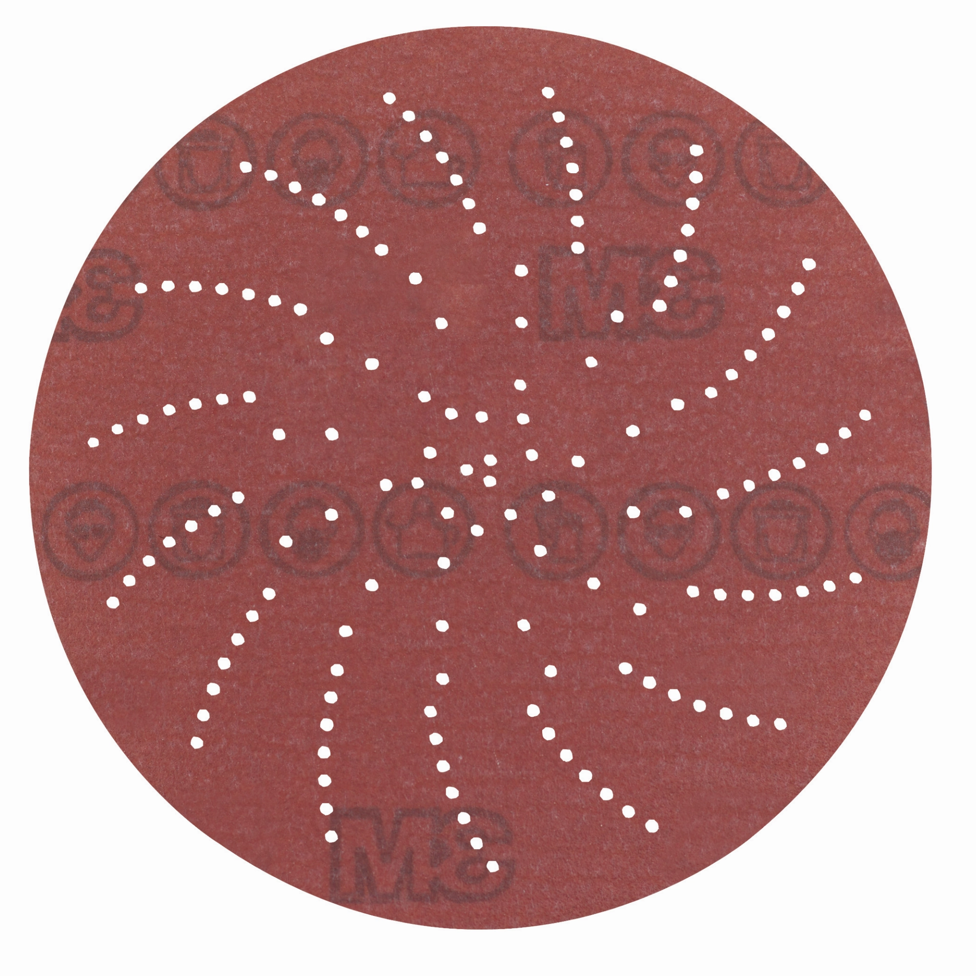 3M Hookit Clean Sanding Disc 752I, 50 E-weight, 5 in, Die 500LF,25/Carton