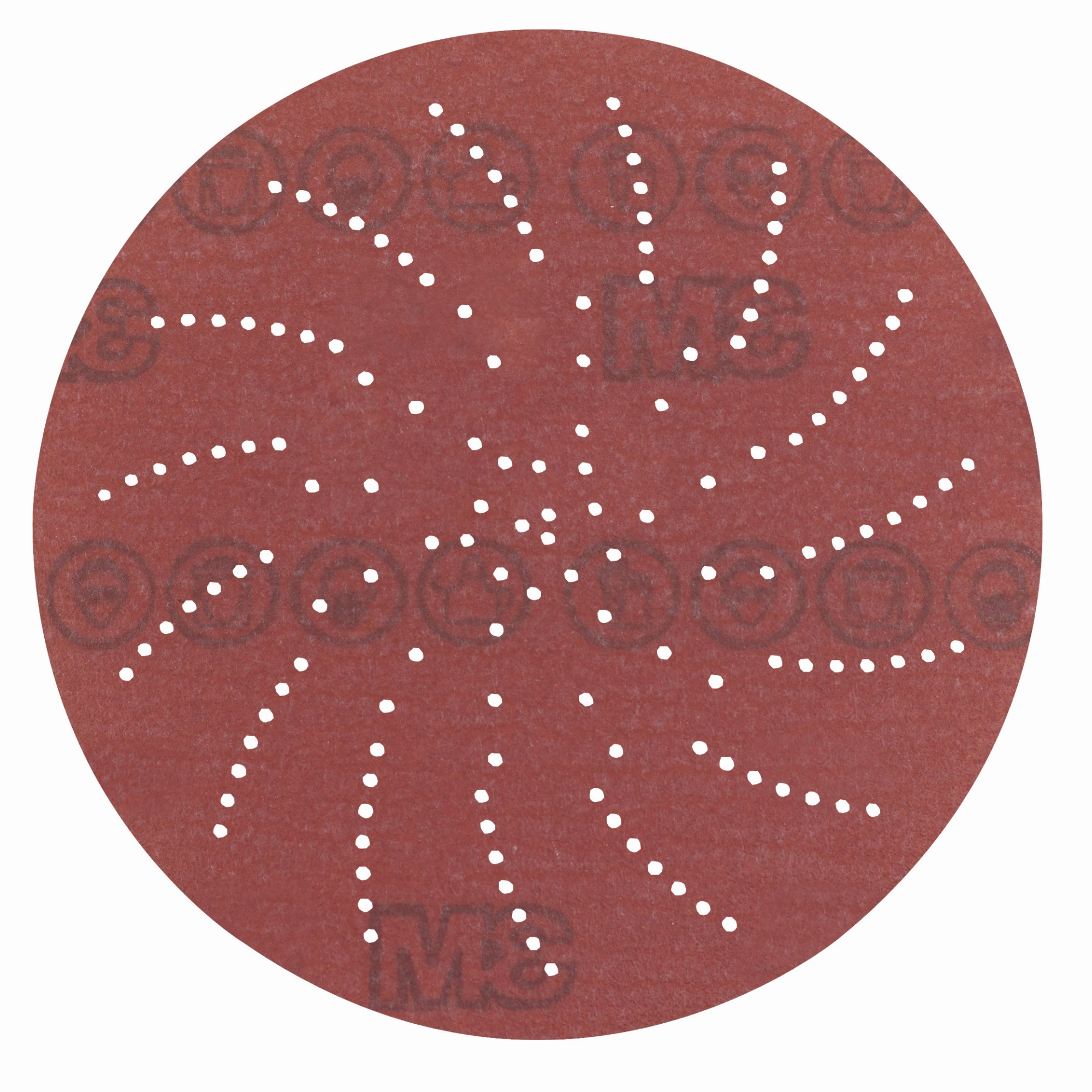 3M Hookit Clean Sanding Disc 752I, 50 E-weight, 6 in, Die 600LF,25/Carton