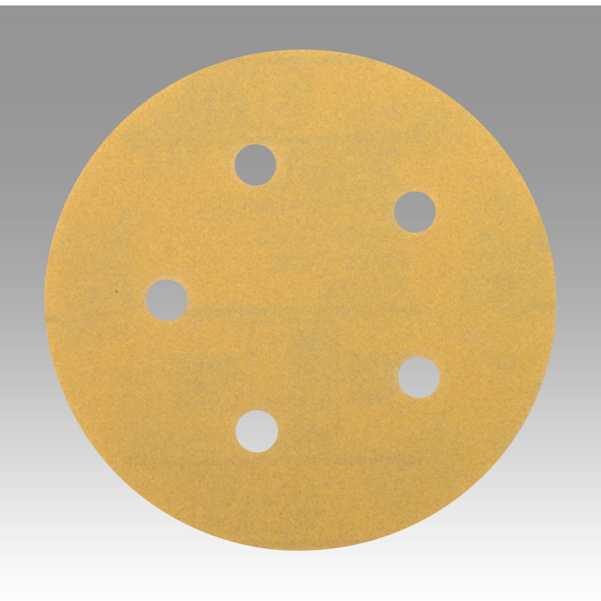 3M Hookit Gold Film Disc 255L, 01059, 5 in x NH, 5 Hole, P320, D/F,Die 500FH