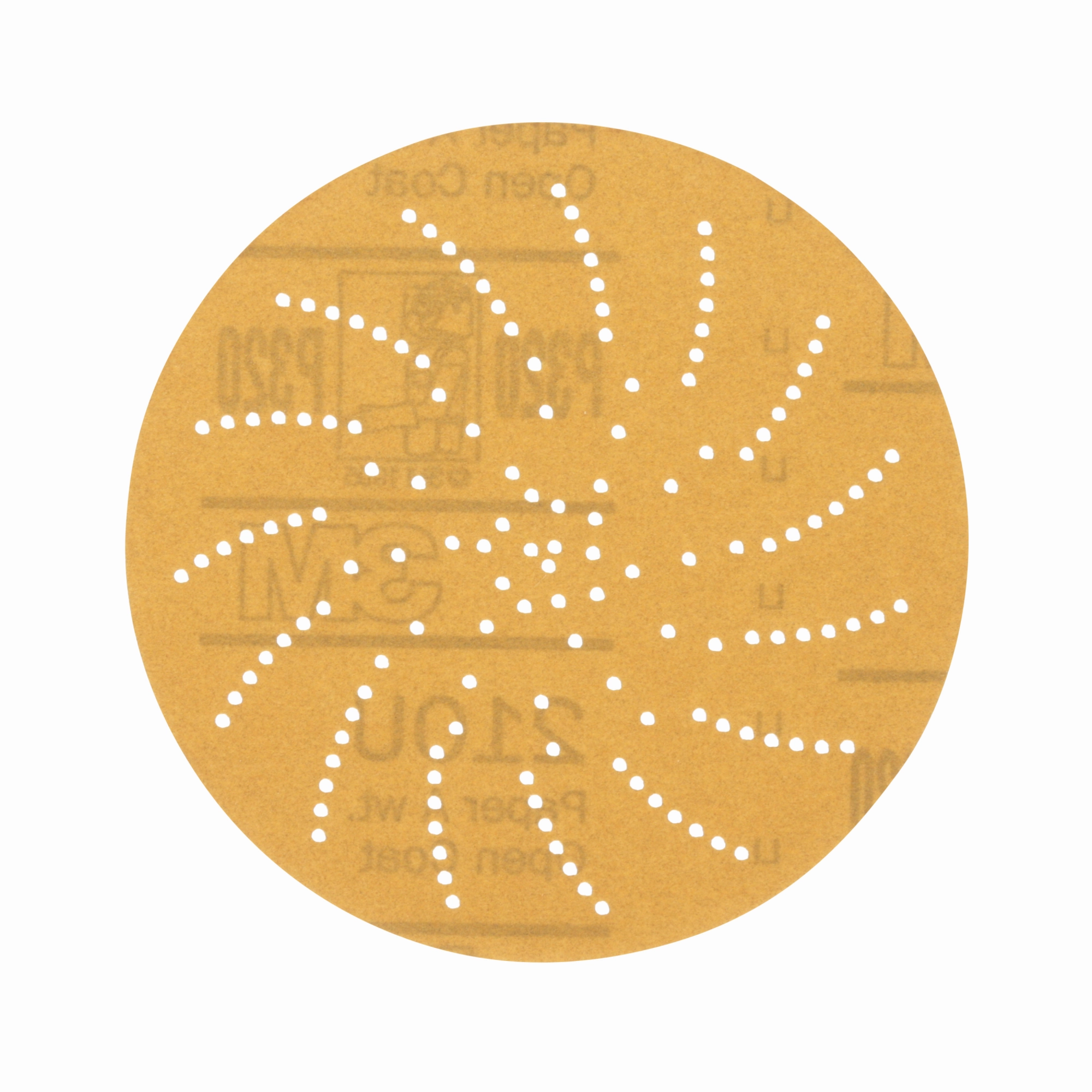 3M Hookit Paper Disc 210U, P400 A-weight, 5 in, Die 500LG, CleanSanding