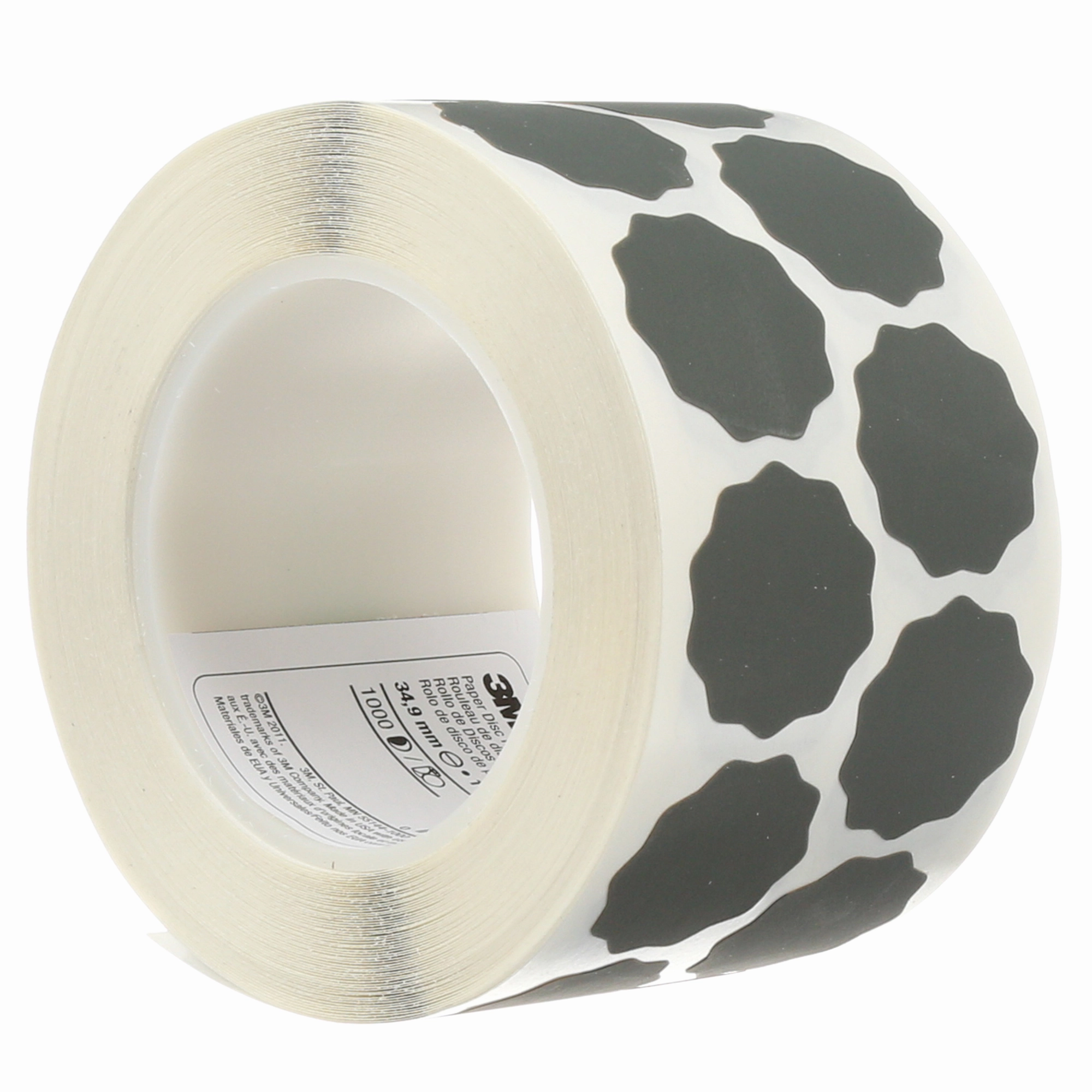 3M Hookit Wetordry Paper Disc 401Q, 2000 A-weight, 5 in x NH, Die500X, 50/Pac