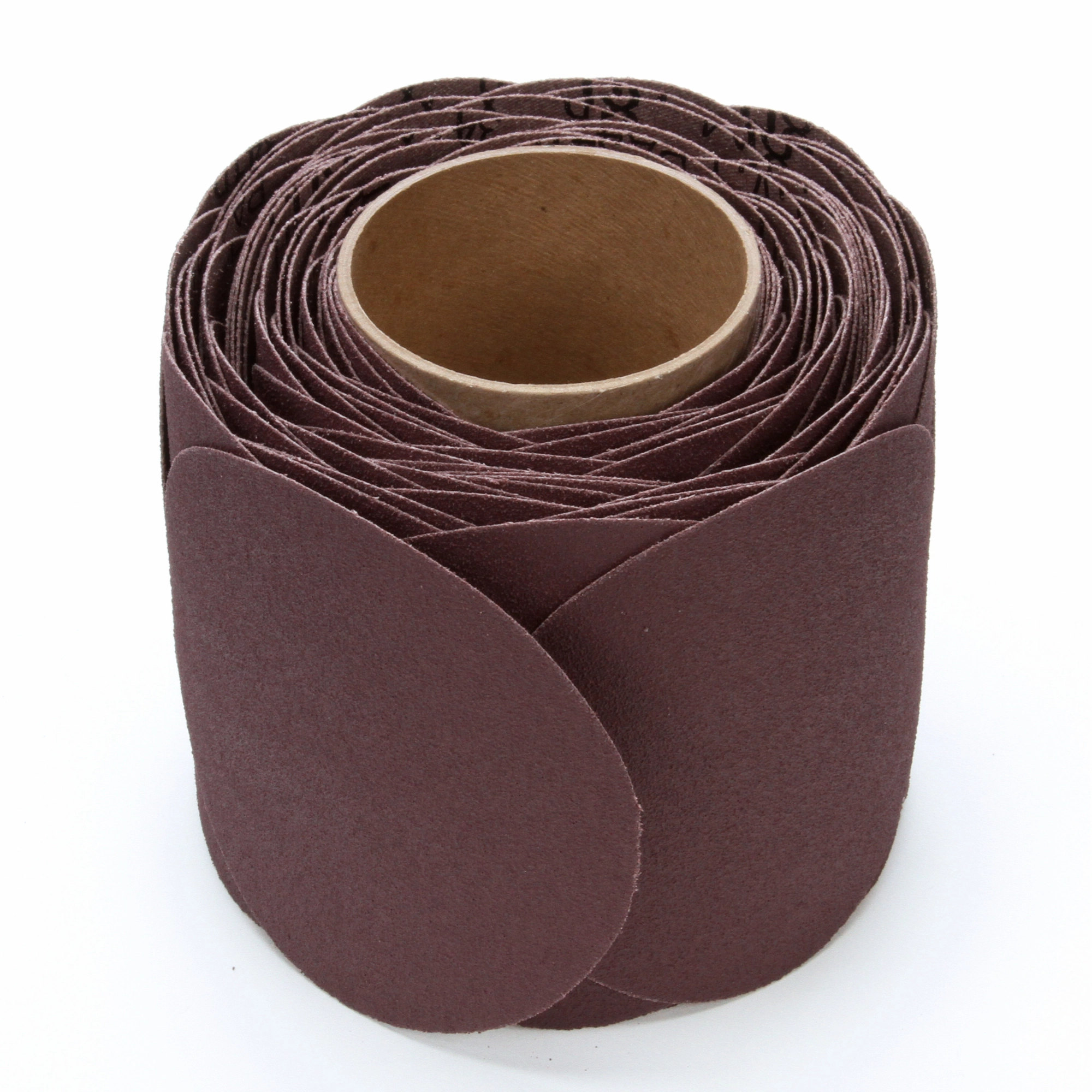 3M Stikit Cloth Disc Roll 341D, 80 X-weight, 5 in x NH, Die 500X, 100discs/roll