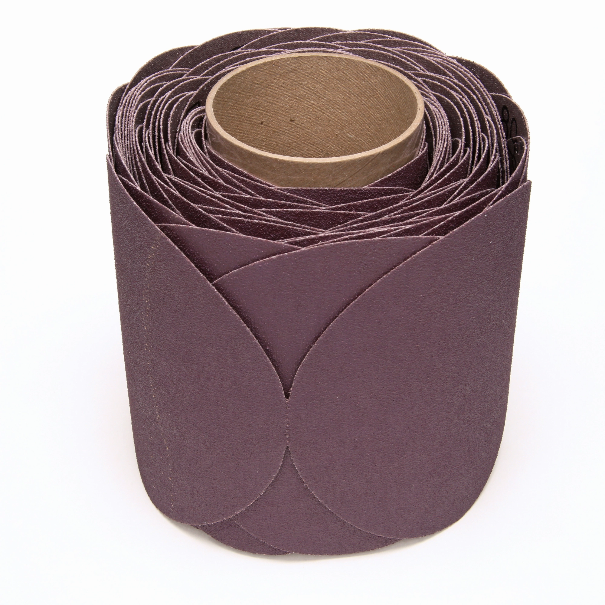 3M Stikit Cloth Disc Roll 341D, 80 X-weight, 6 in x NH, Die 600Z, 100discs/roll