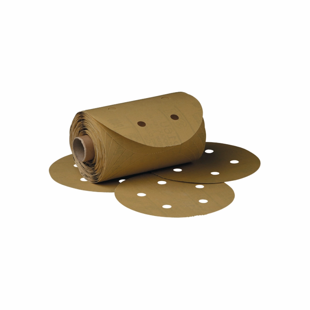 3M Stikit Gold Disc Roll Dust Free, 01641, 6 in, P120, 125 discs perroll