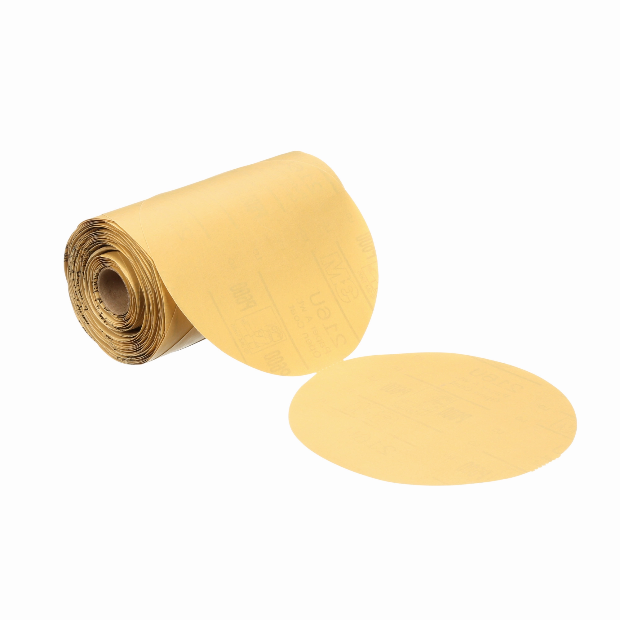 3M Stikit Gold Paper Disc Roll 216U, P800 A-weight, 6 in x NH, Die600Z