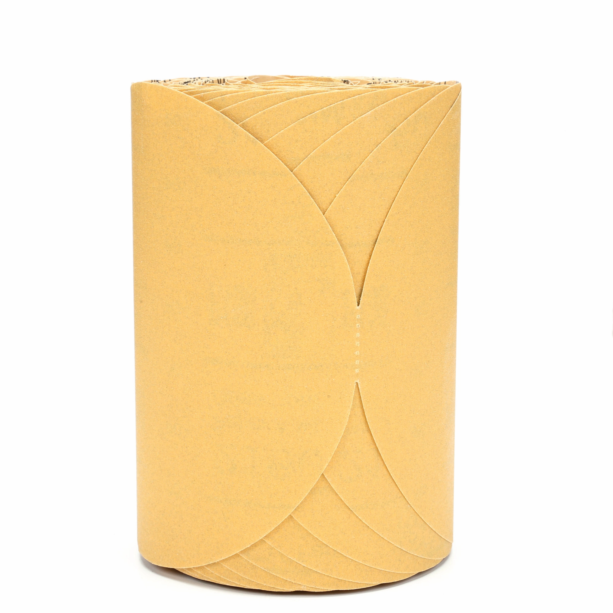 3M Stikit Gold Paper Disc Roll, 49918, 6 in, P180 grade, 175 discs perroll
