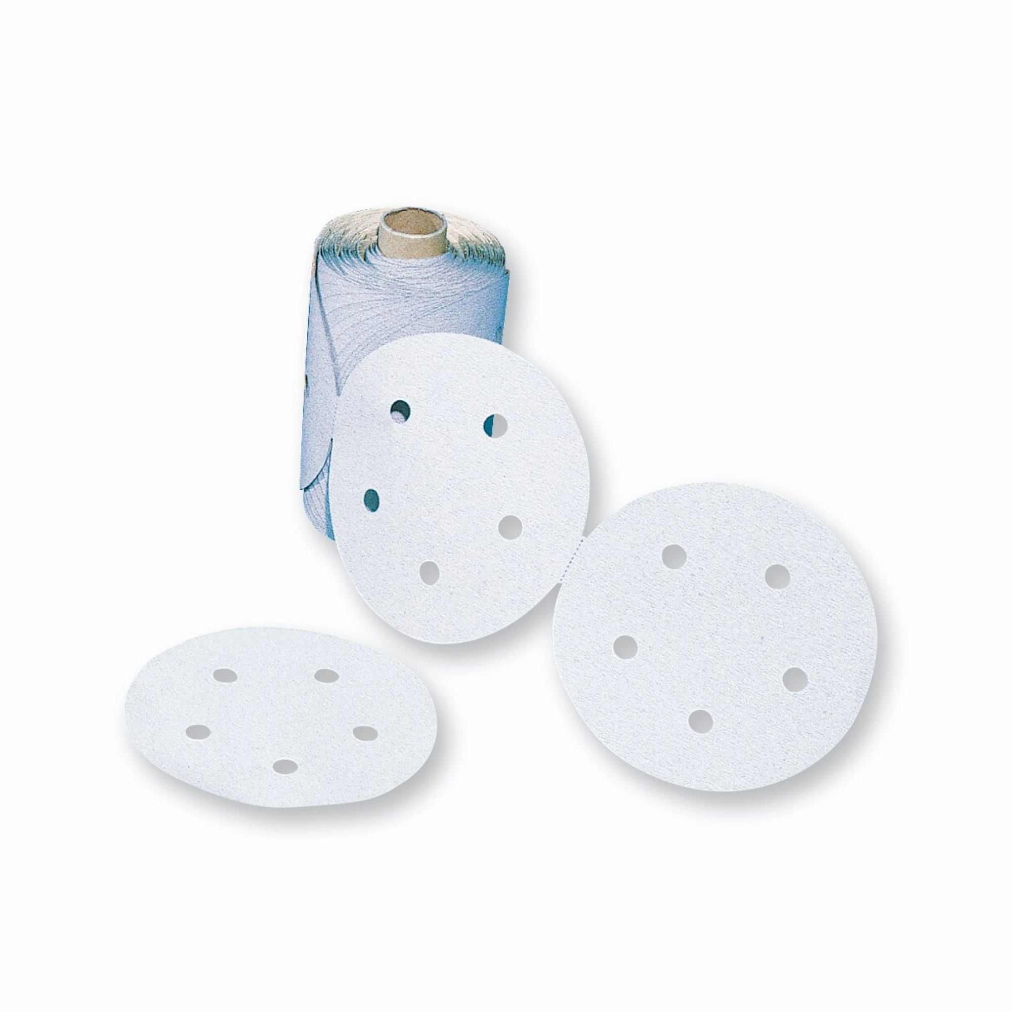 3M Stikit Paper Disc Roll 426U, 5 in x NH, 5 Hole, 320 A-weight, D/F,Die 500FH