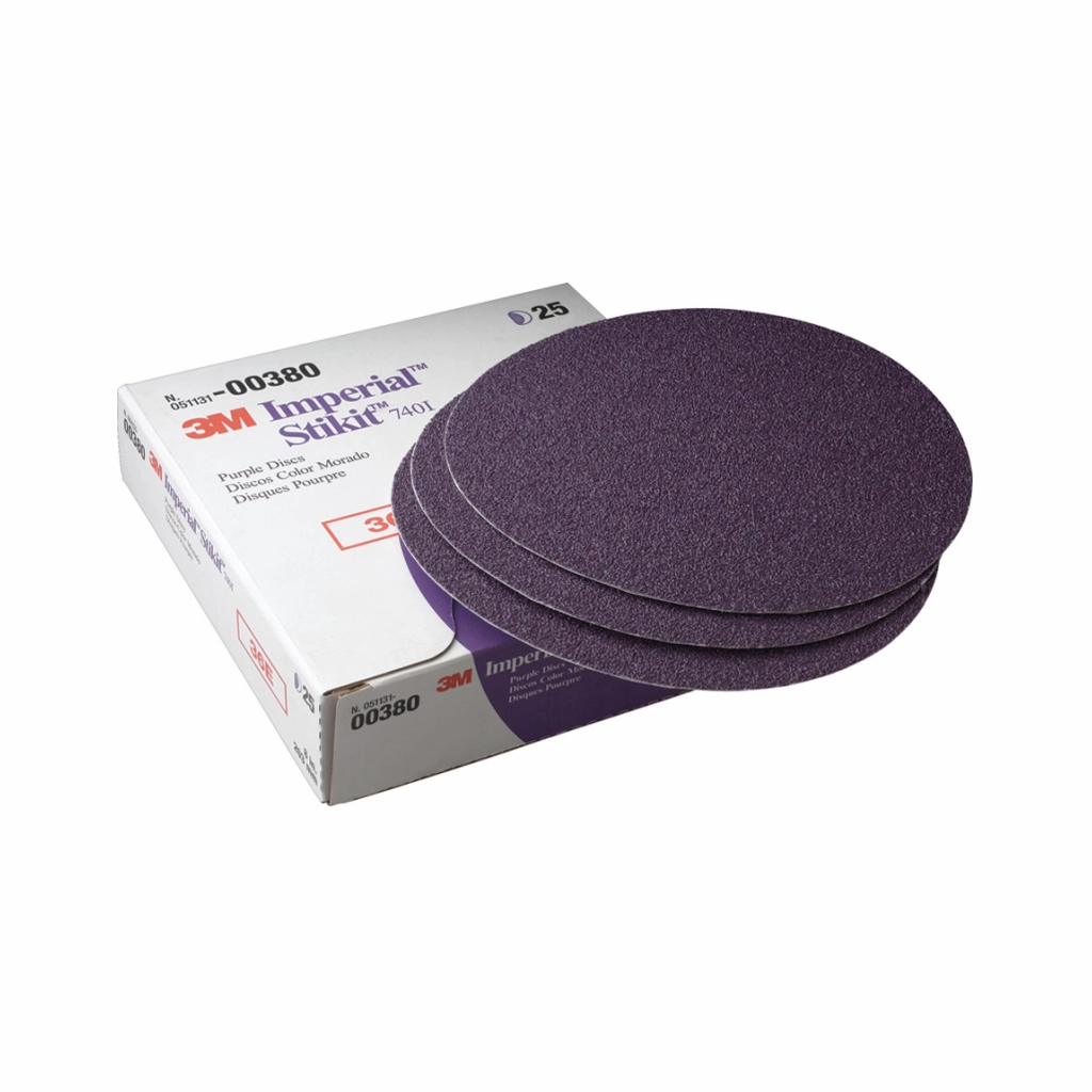 3M Stikit Purple Abrasive Disc 740I, 00380, 8 in, 36E, 25 discs perbox