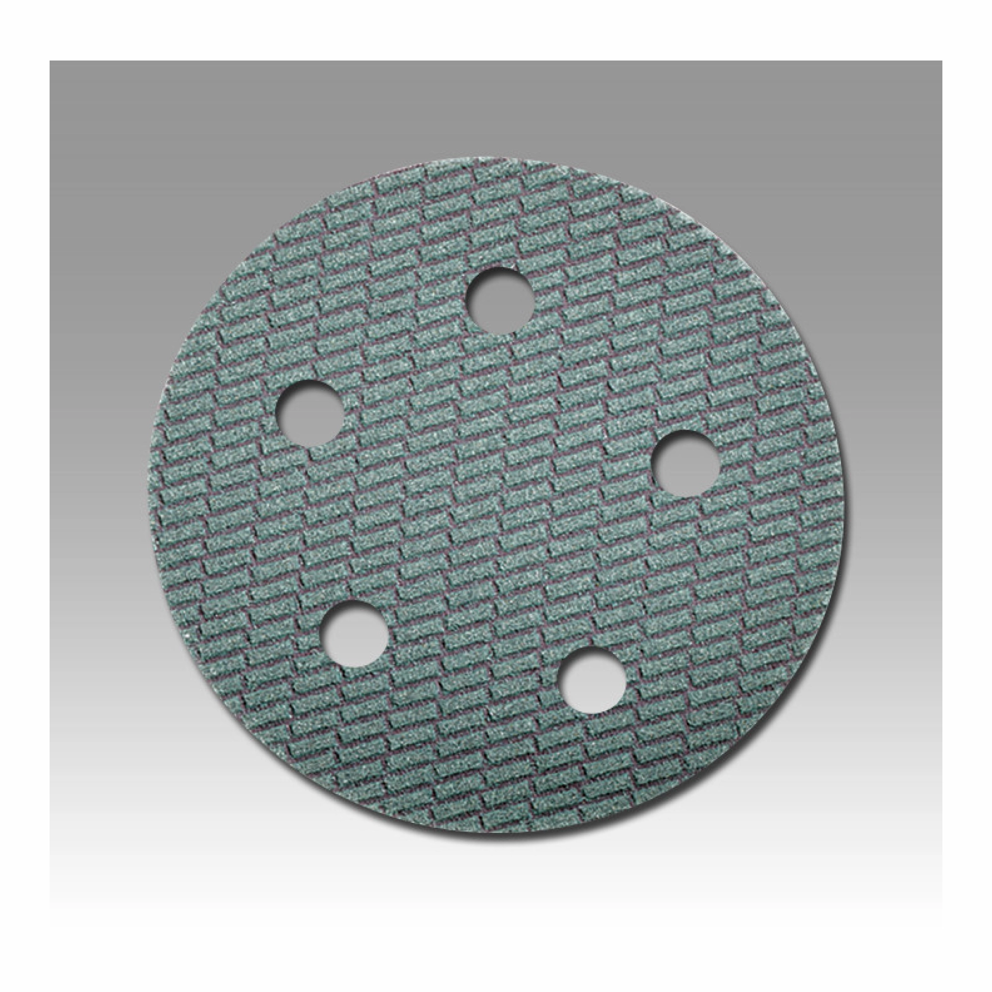 3M Trizact Hookit Cloth Disc 337DC, 5 in x NH, 5 Hole, A300 X-weight,D/F