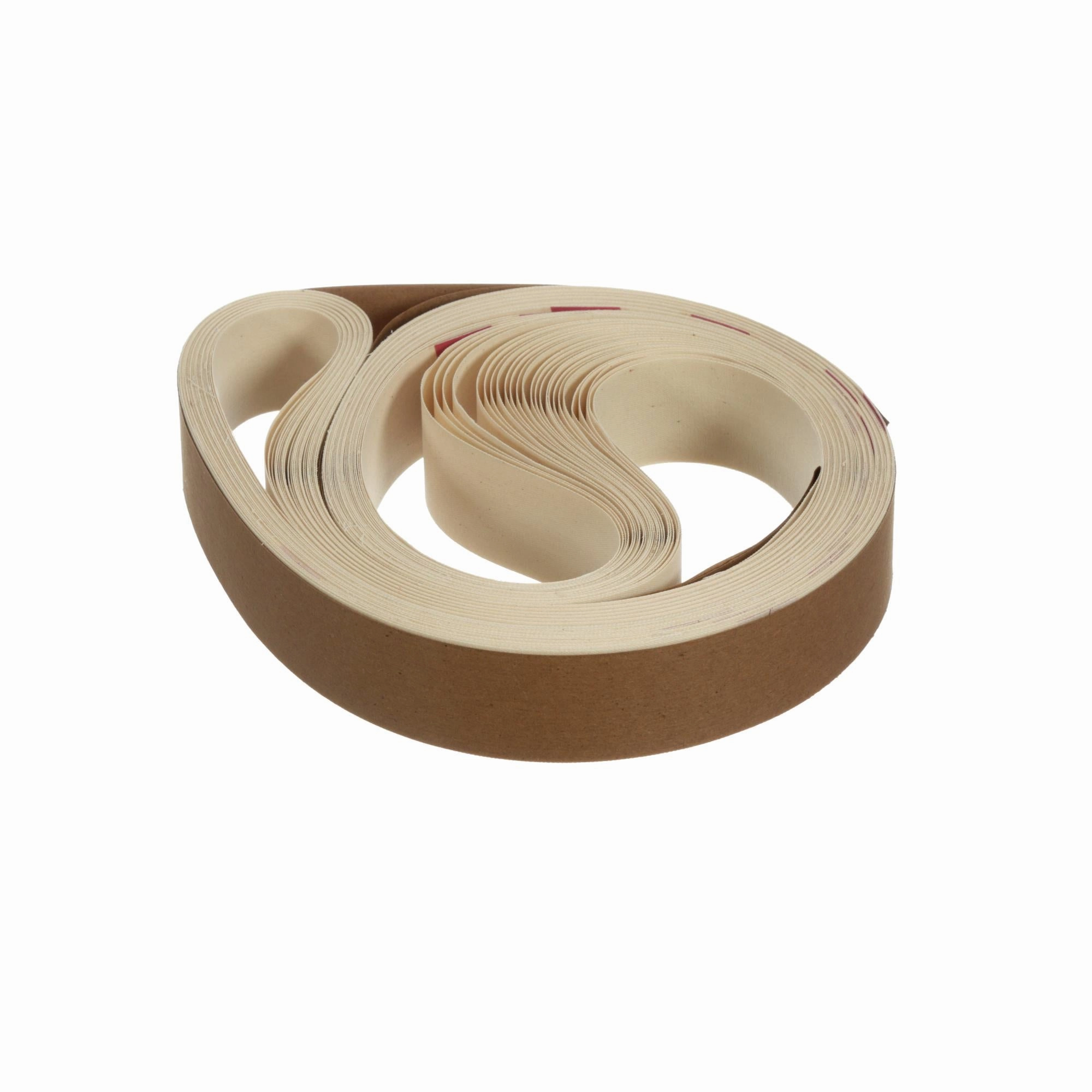 3M Uncoated Cloth Belt, 1-1/2 in x 60 in, J-weight, Film-Lok, 25/Pac