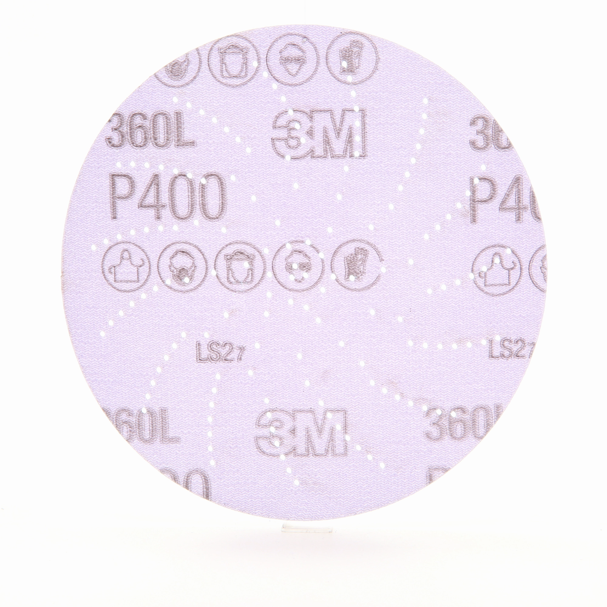 3M Xtract Film Disc 360L, 01708, P400 3MIL, 5 in, 100/Carton