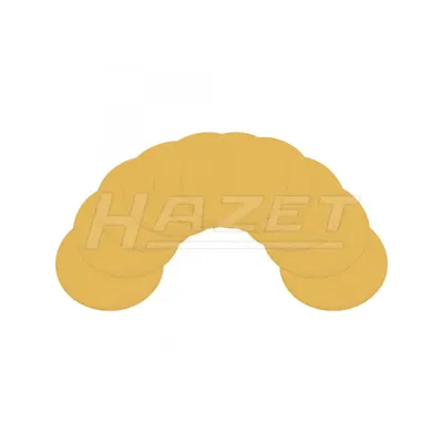 Hazet 9033-5-02/10 Spare grinding pads, grain size 400, d=50 mm
