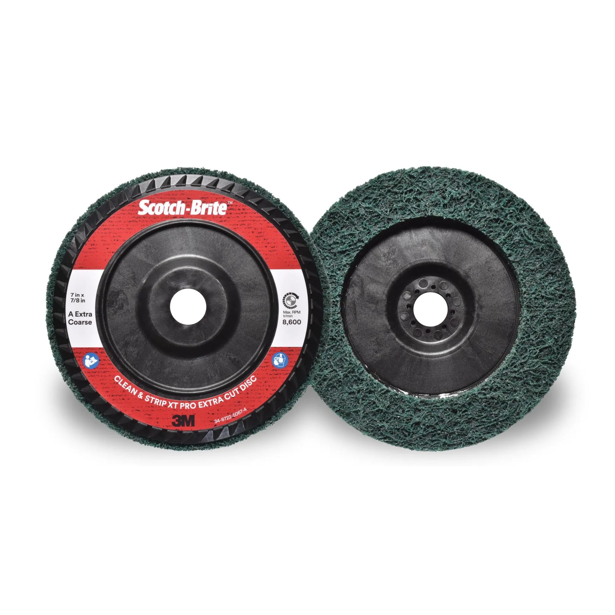 Scotch-Brite Clean and Strip XT Pro Extra Cut Disc, XC-DC, A/O ExtraCoarse
