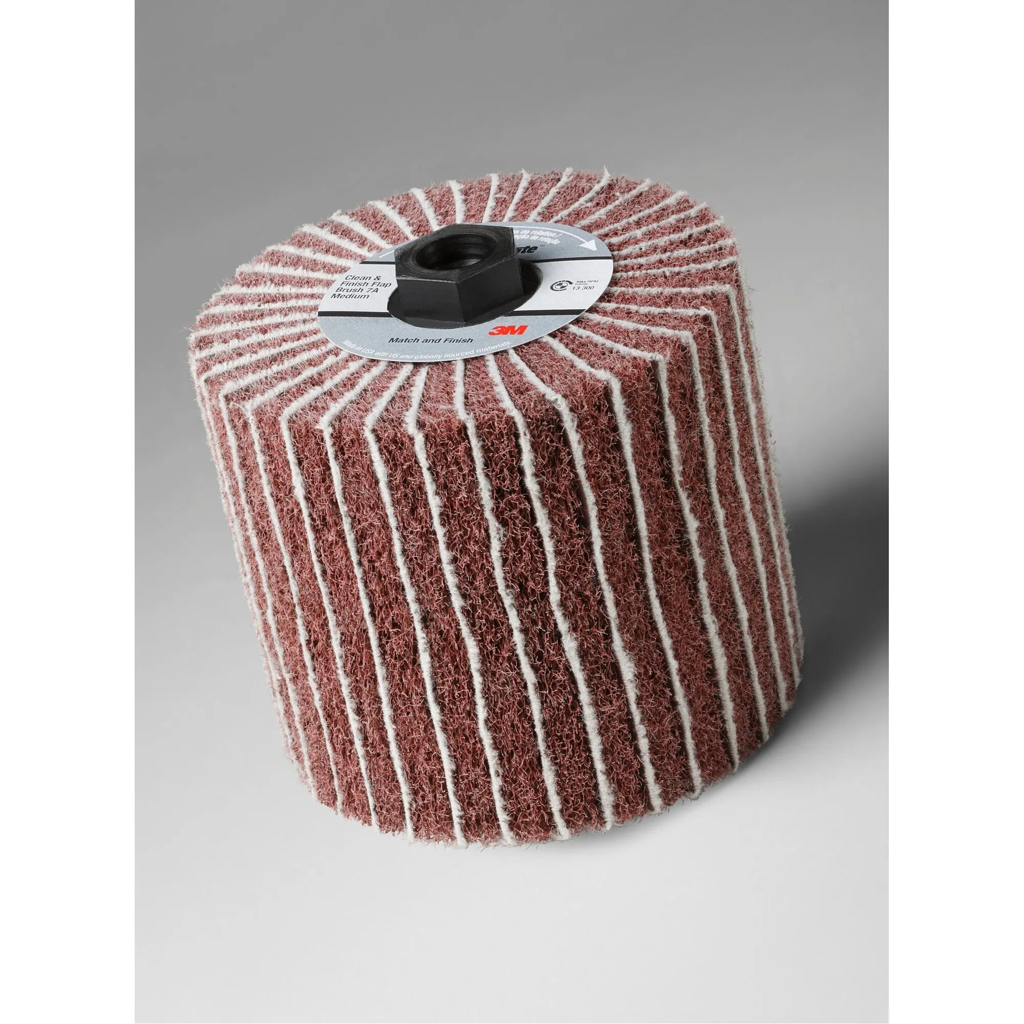 Scotch-Brite Deburr & Finish PRO Combi Flap Brush, DB-FB, 6CMedium /80 